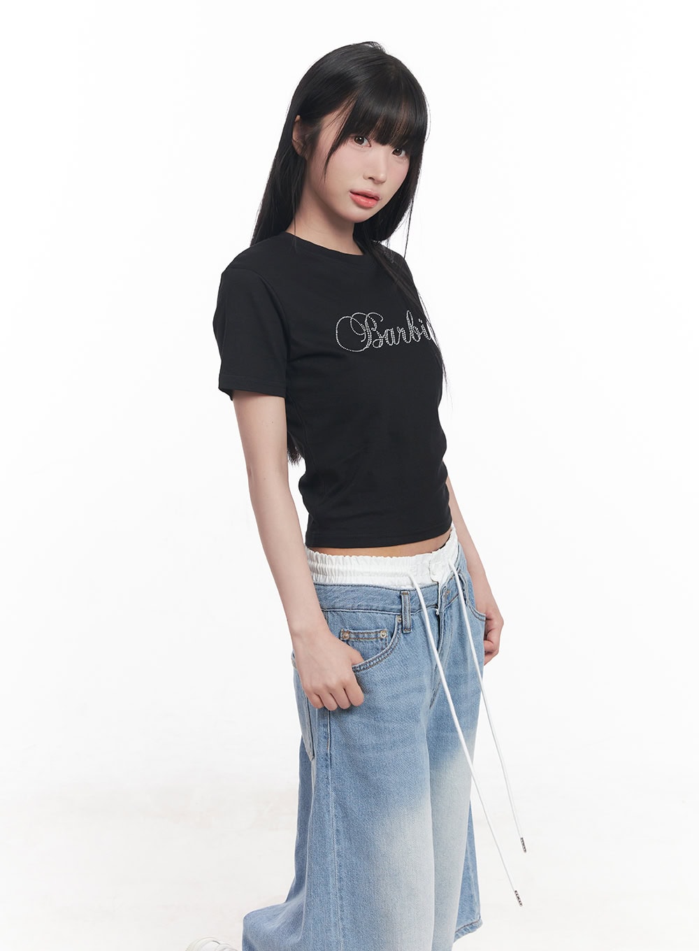 Casual Beaded Crop Top CY527