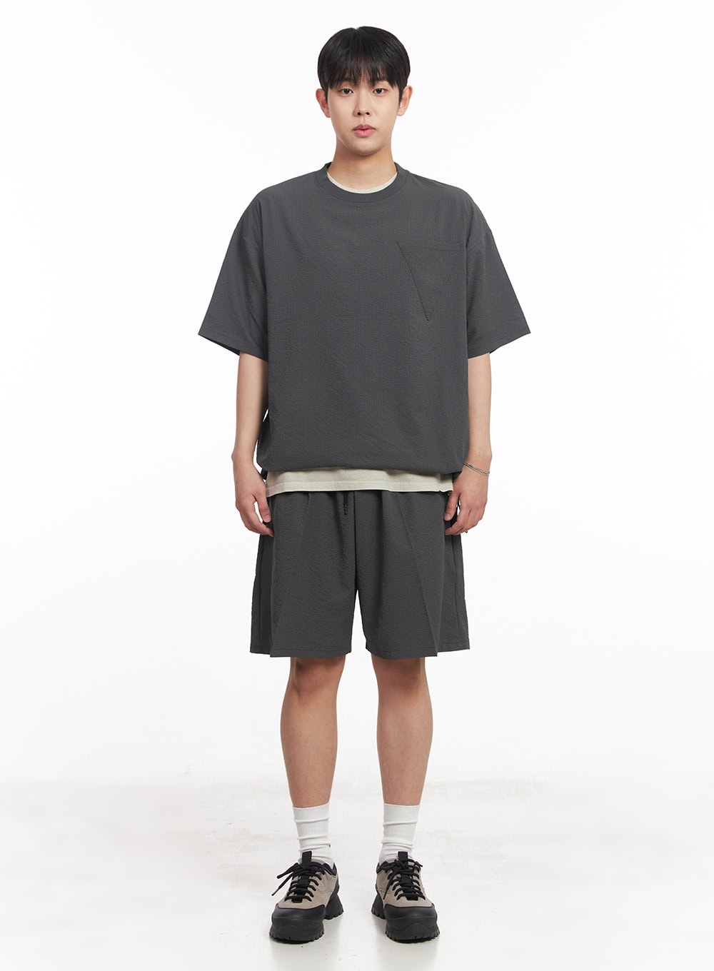 Men's Chic Wide-Fit Sweatshorts IA525