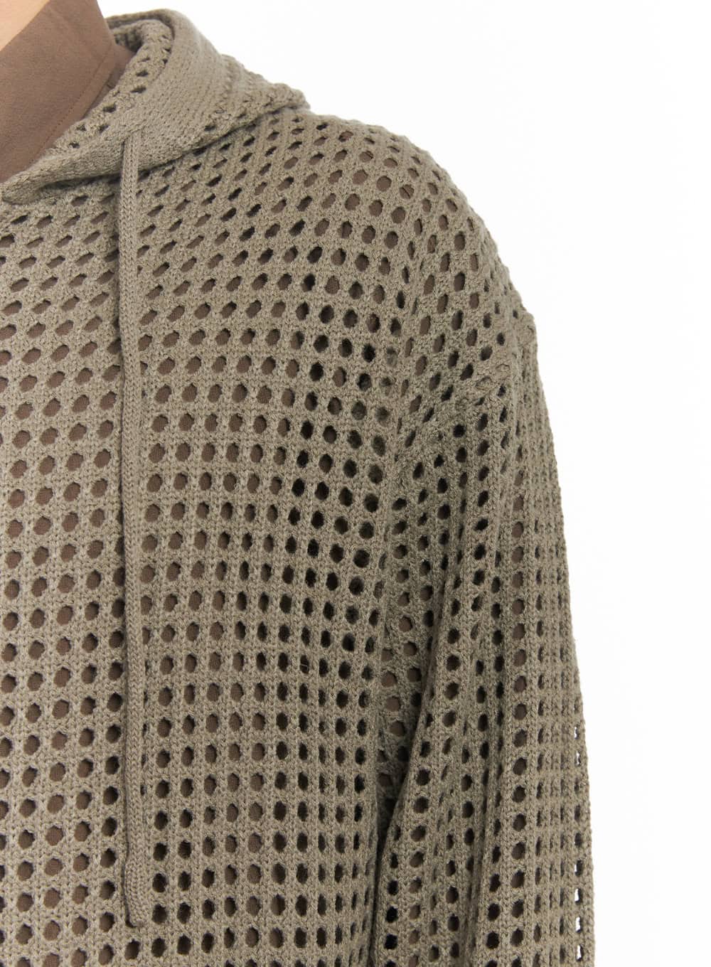 Men's Mesh Knit Hooded Zip-Up Jacket IM514