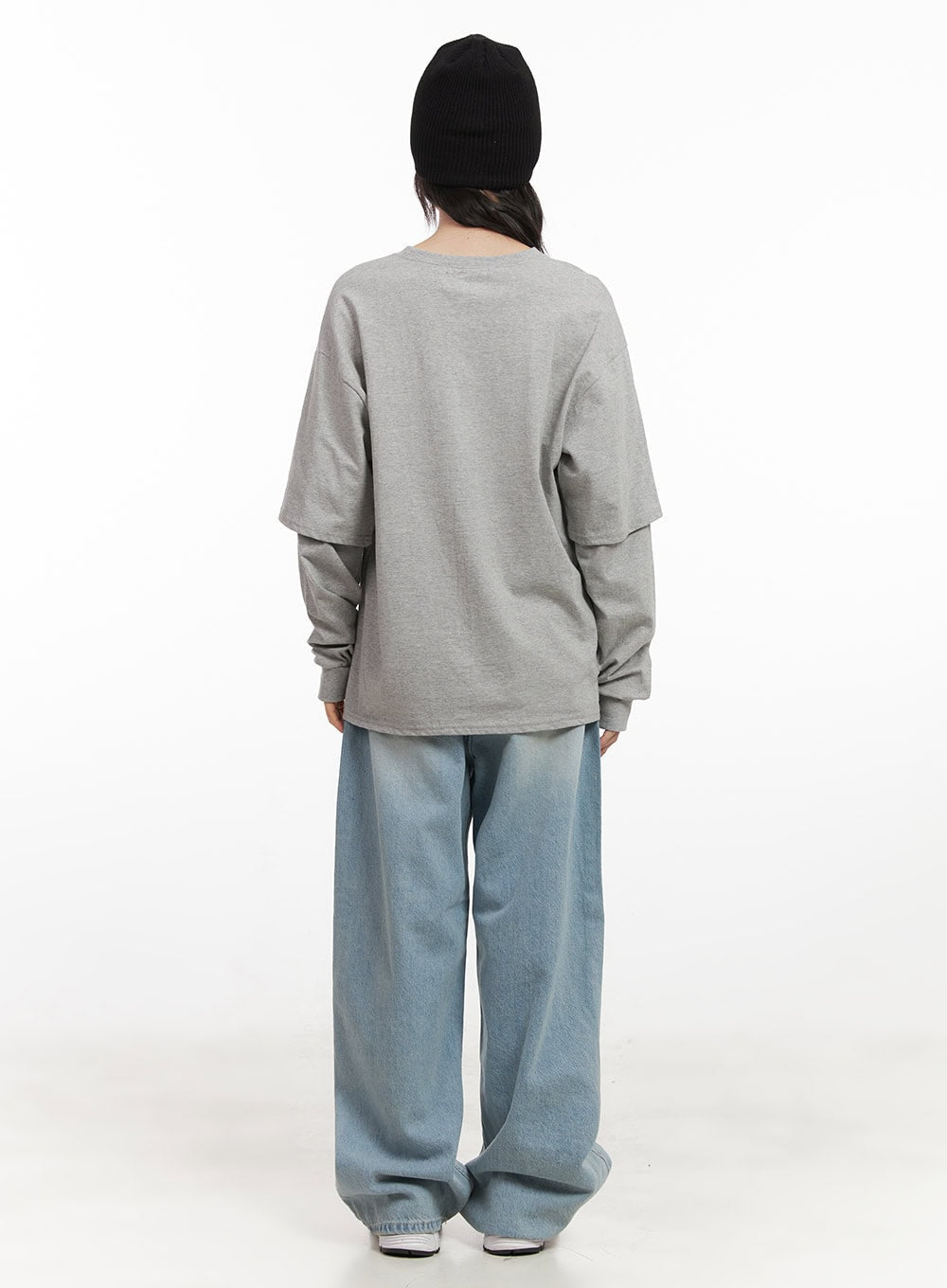 Isabelle Washed Wide-Leg Jeans CJ528