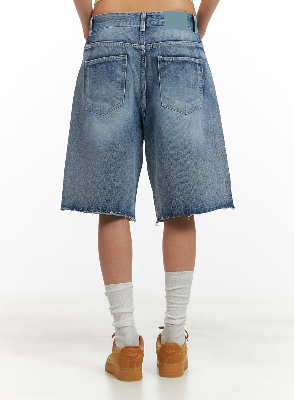 Washed Wide Leg Jorts CY424