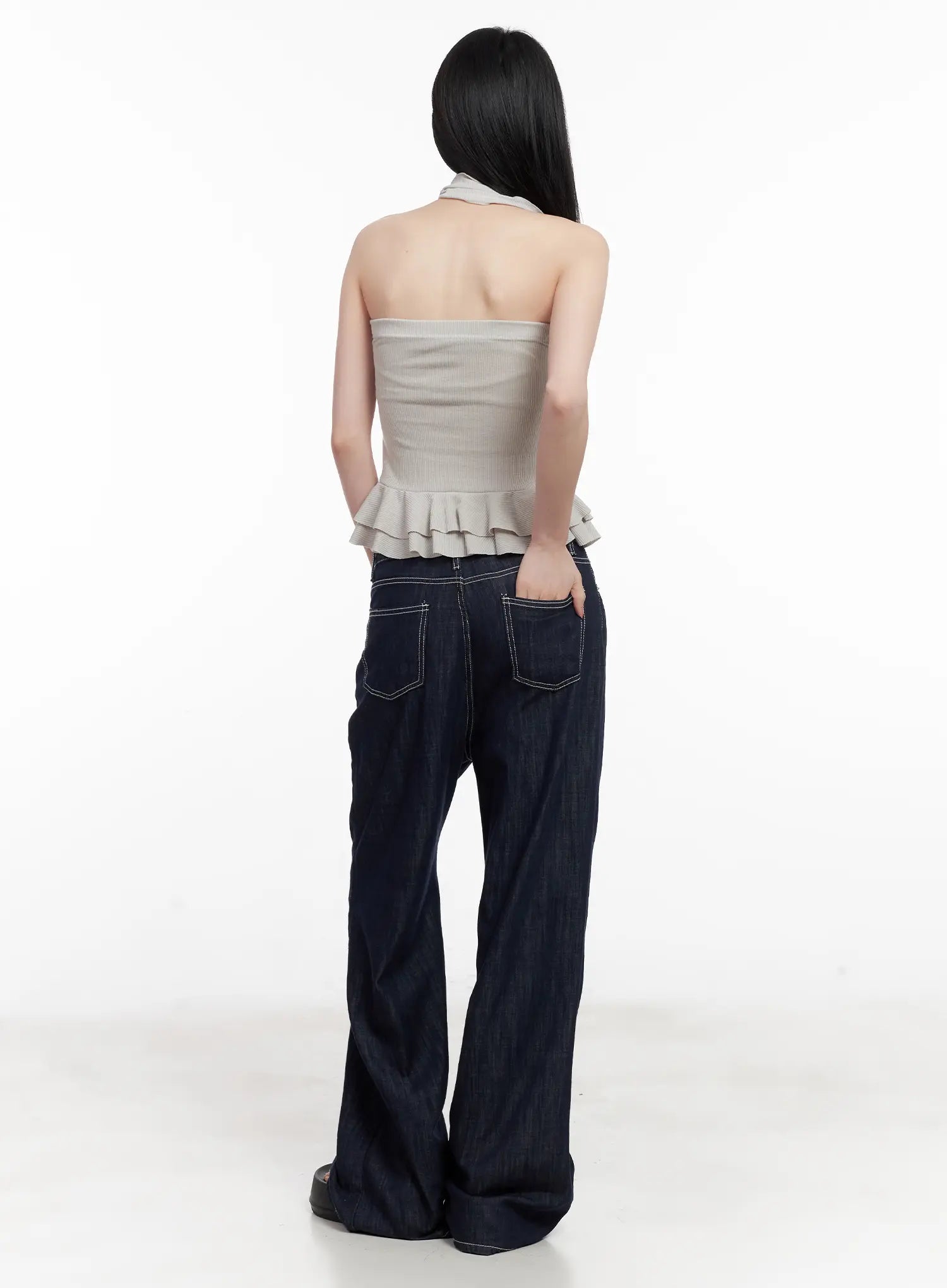 Miyeon Wide-Leg Denim Jeans CL501