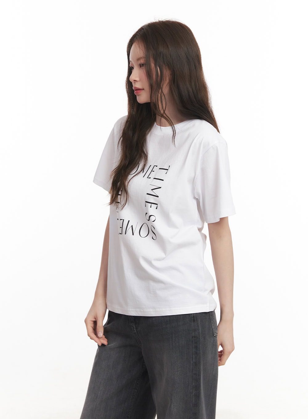 Graphic Crew Neck T-Shirt CA502