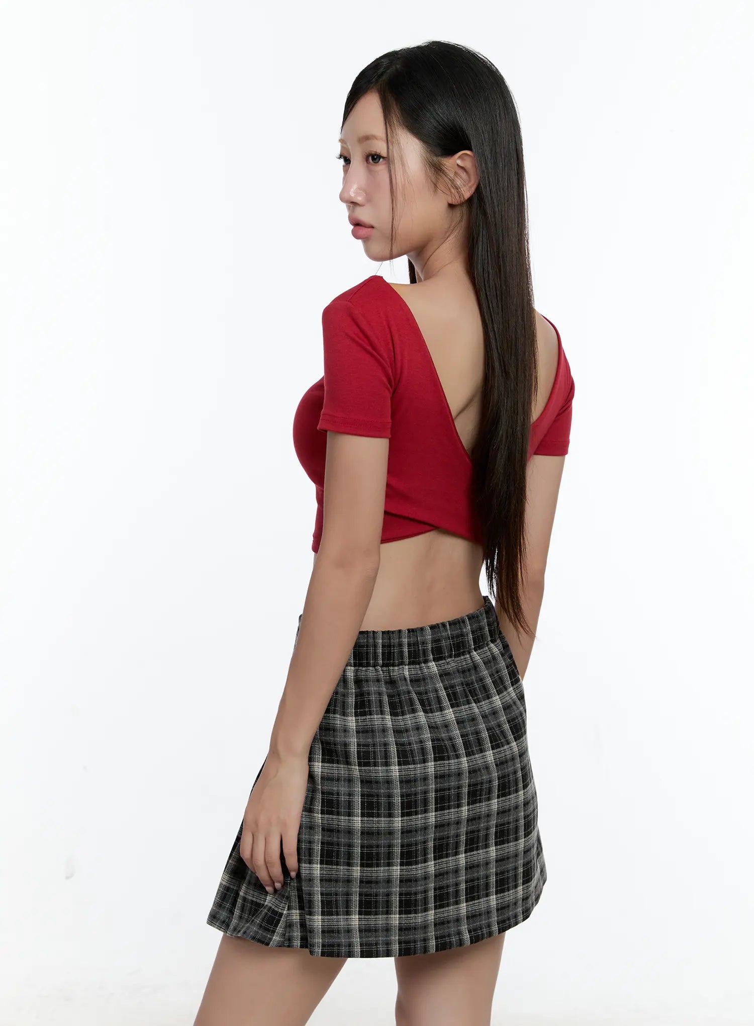 Back Twist Crop Top CS518