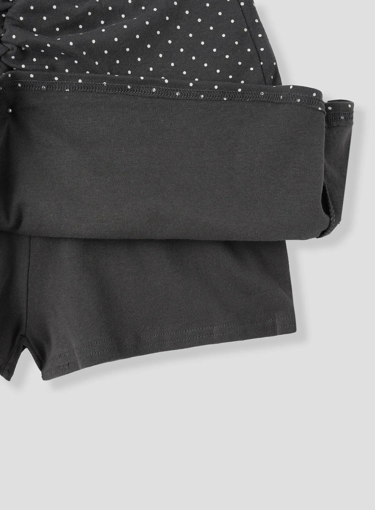 Polka Dot Ruffle Mini Skirt IU526