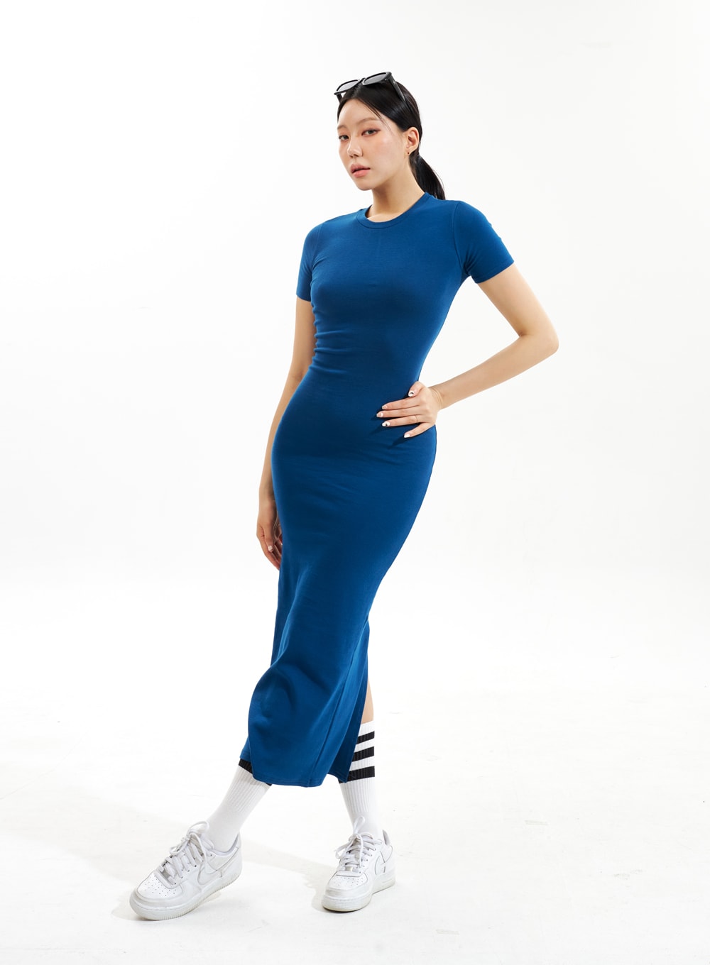 Crewneck Maxi Dress IU309