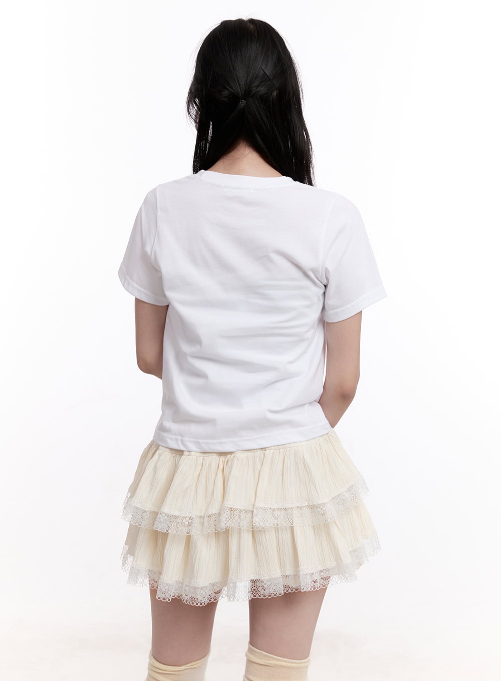 Teddy Bear Graphic Crop Top CM527