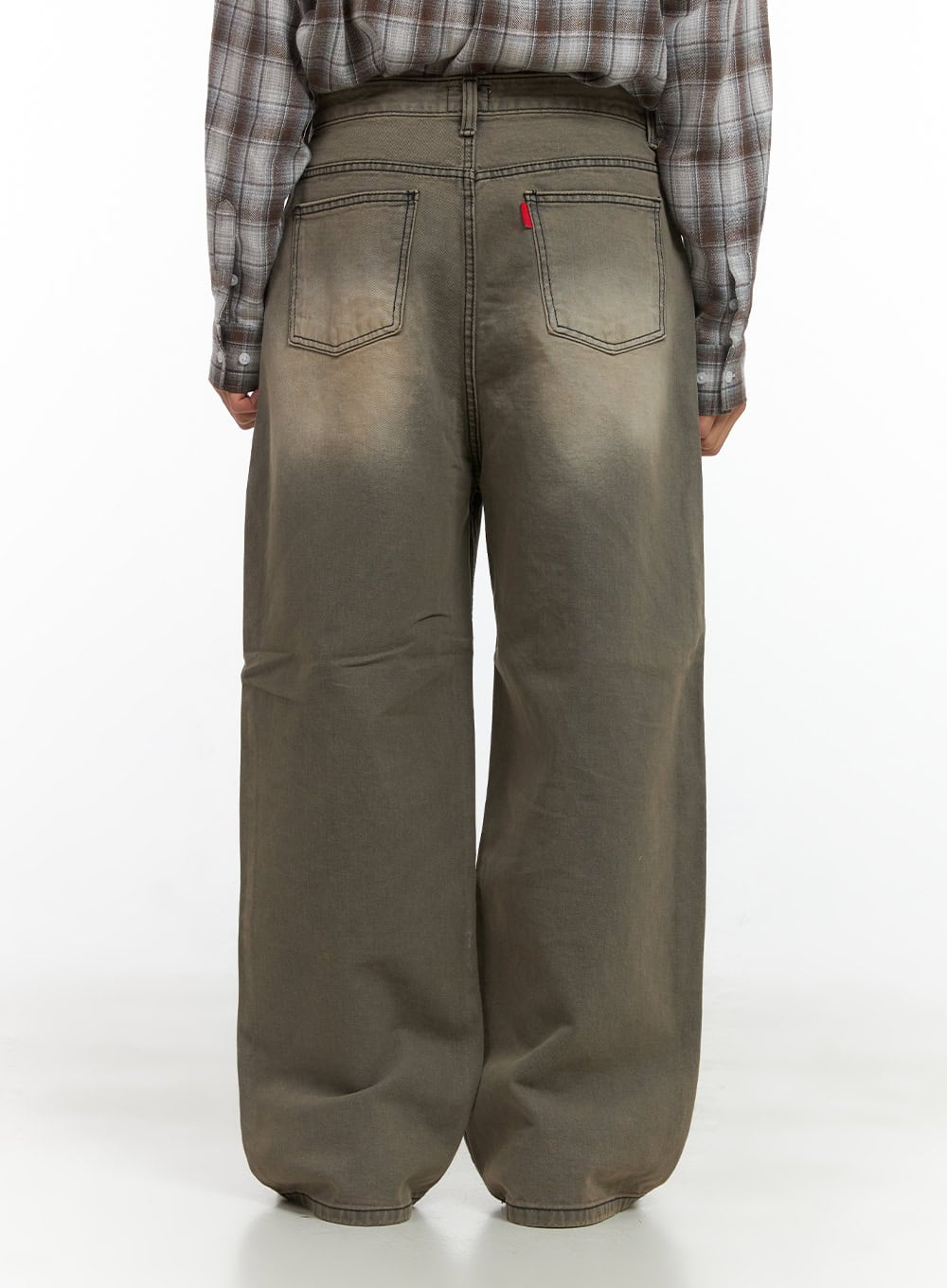 Wide-Fit Denim Washed Jeans CO410