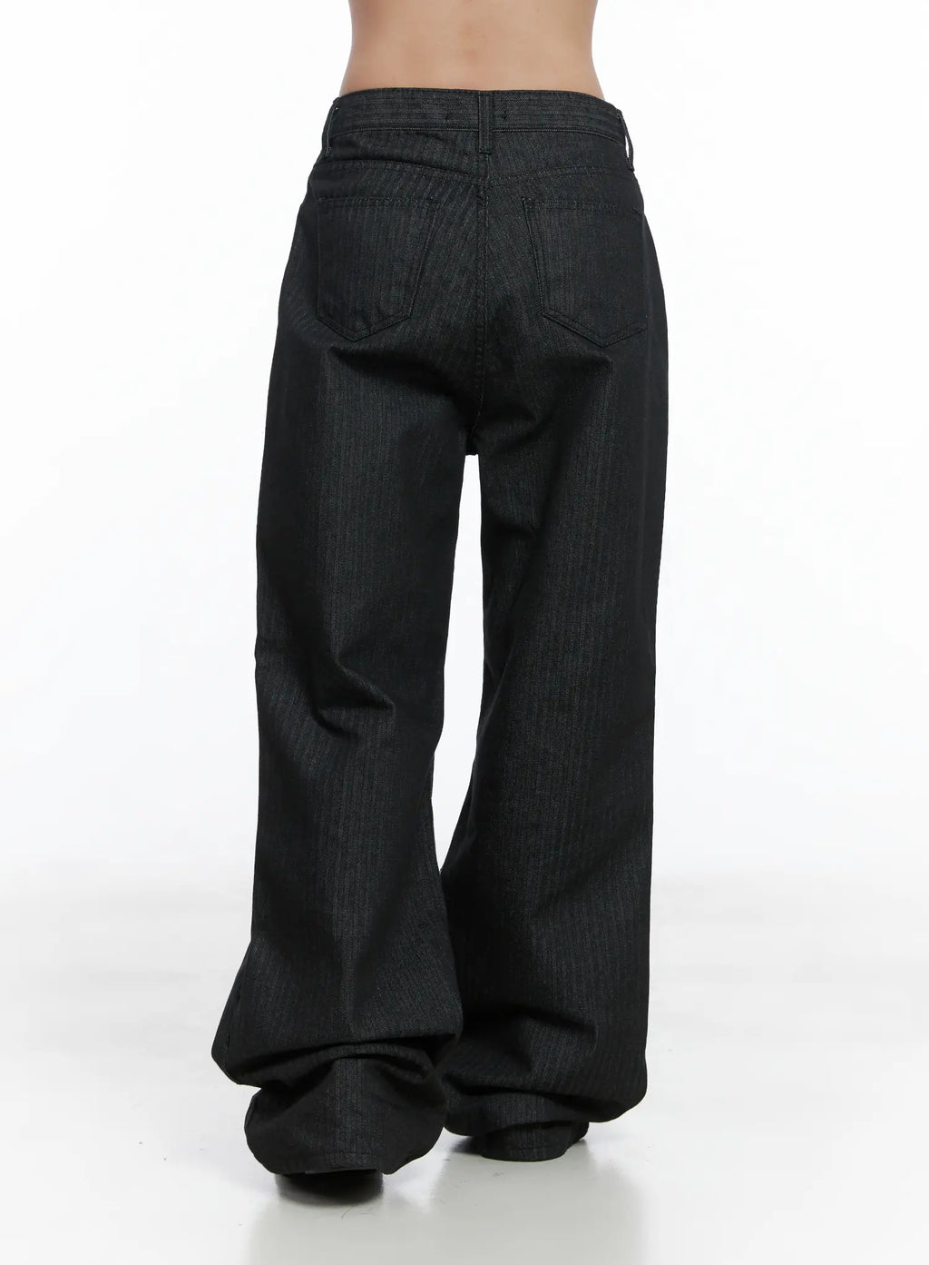 Stormi Stripe Wide-Leg Jeans CS502