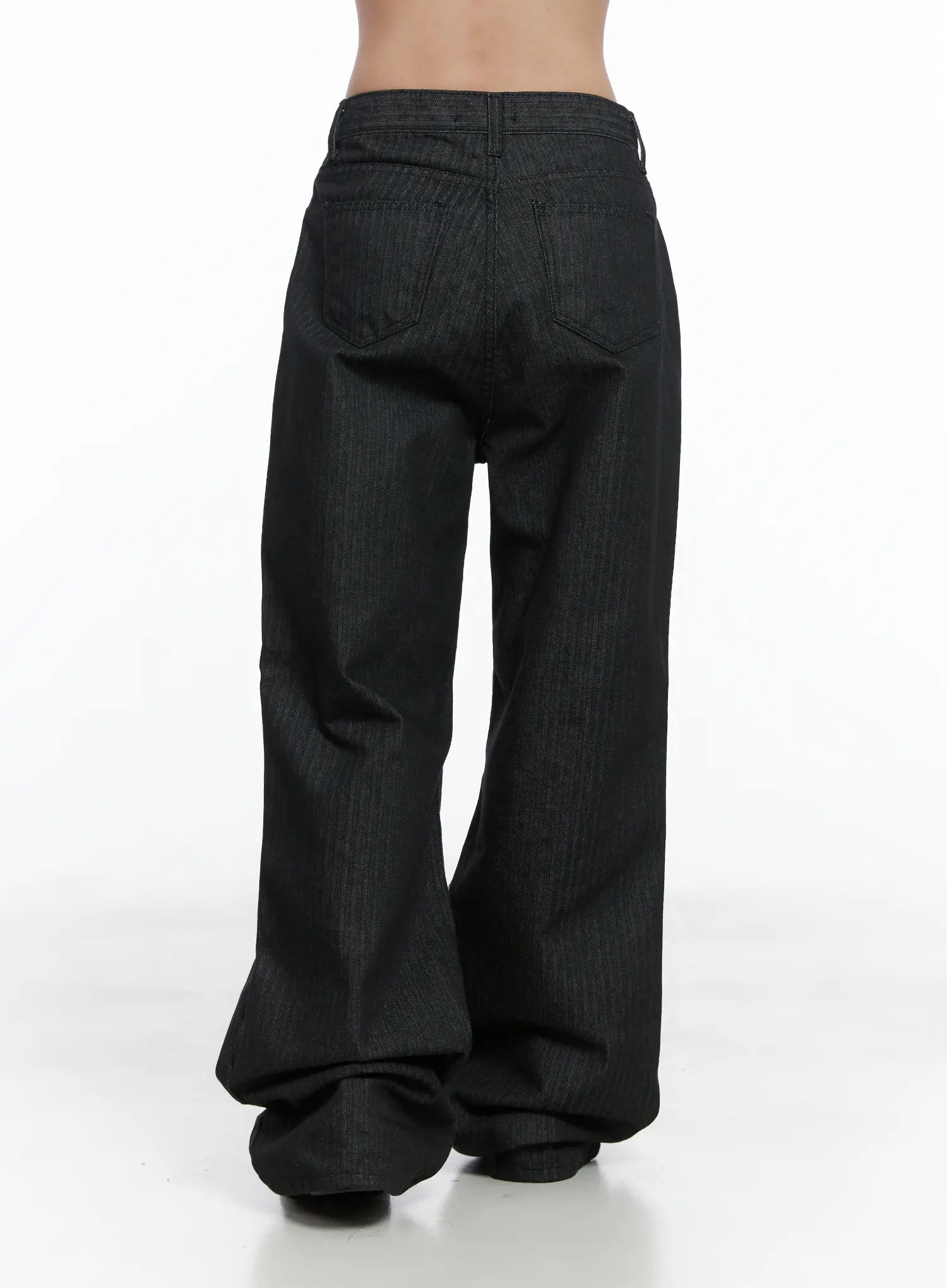 Stormi Stripe Wide-Leg Jeans CS502