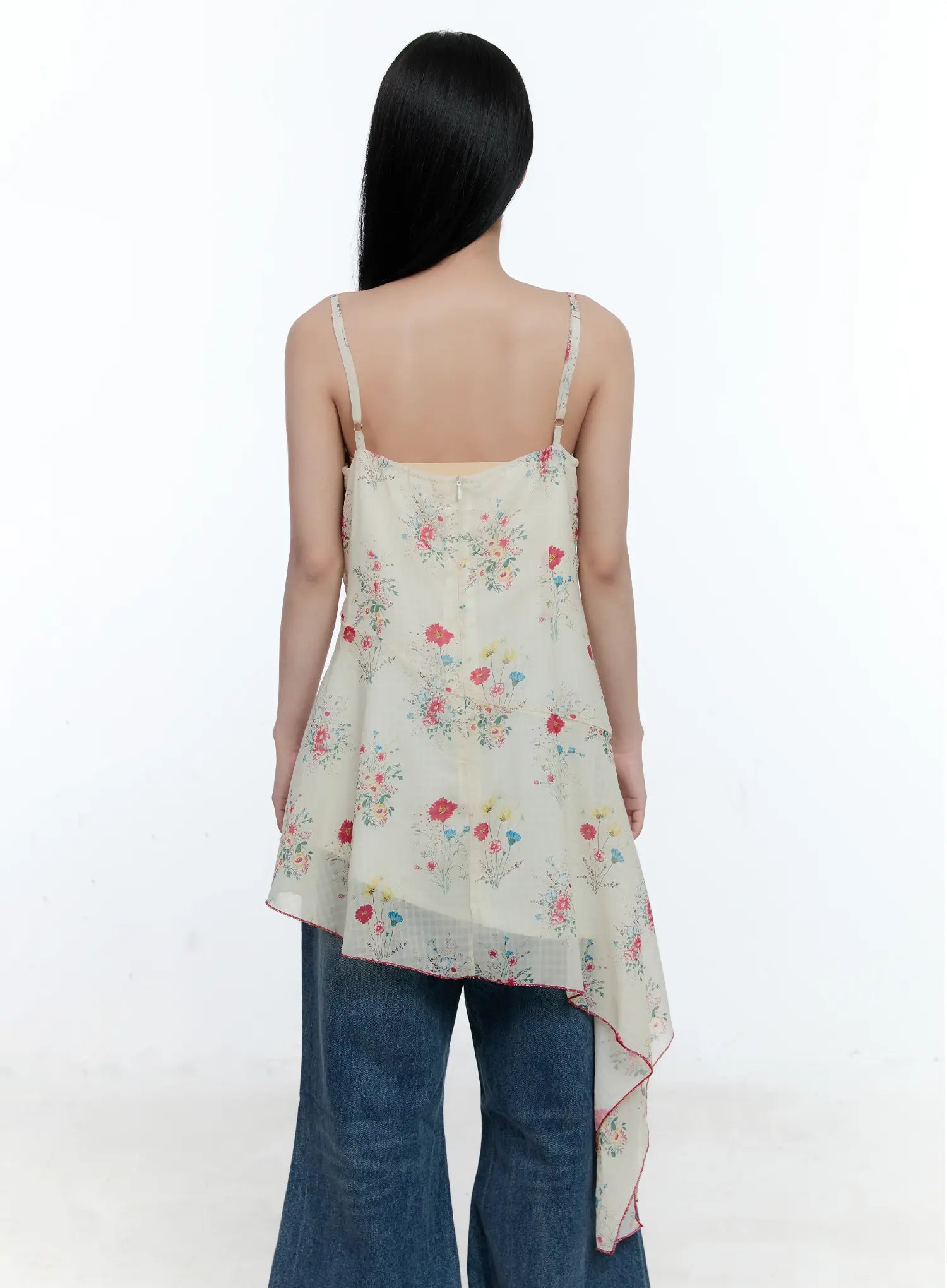 Floral Asymmetrical Dress CG501