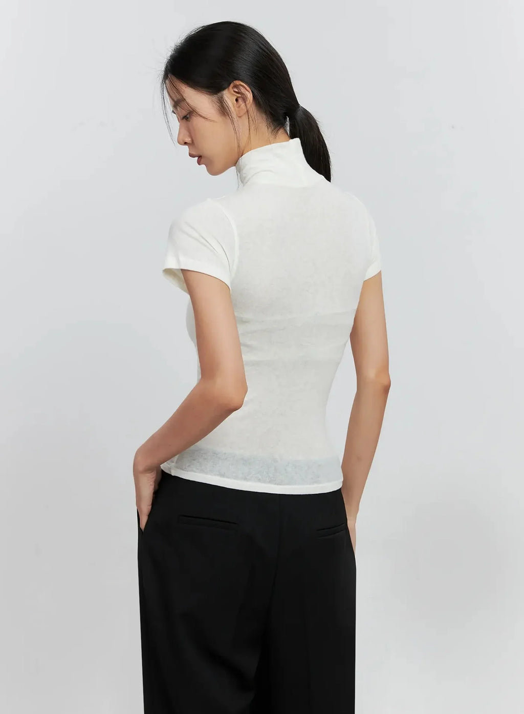 Soft Knit Short Sleeve Top IS516