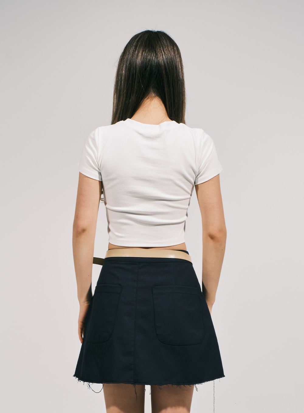 Expression Graphic Crop Tee CJ02