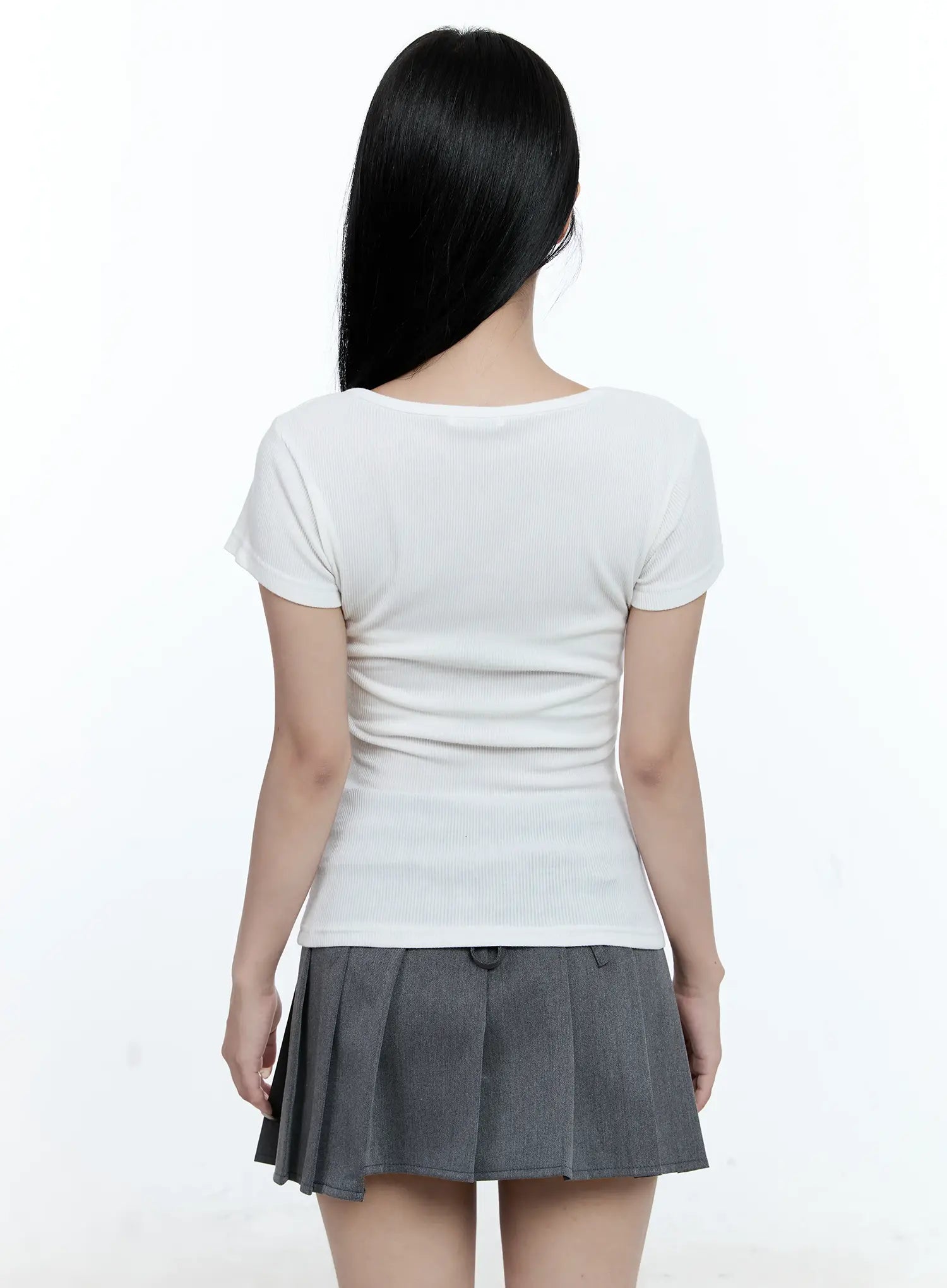 Ribbed Vanilla Graphic Tee CG511