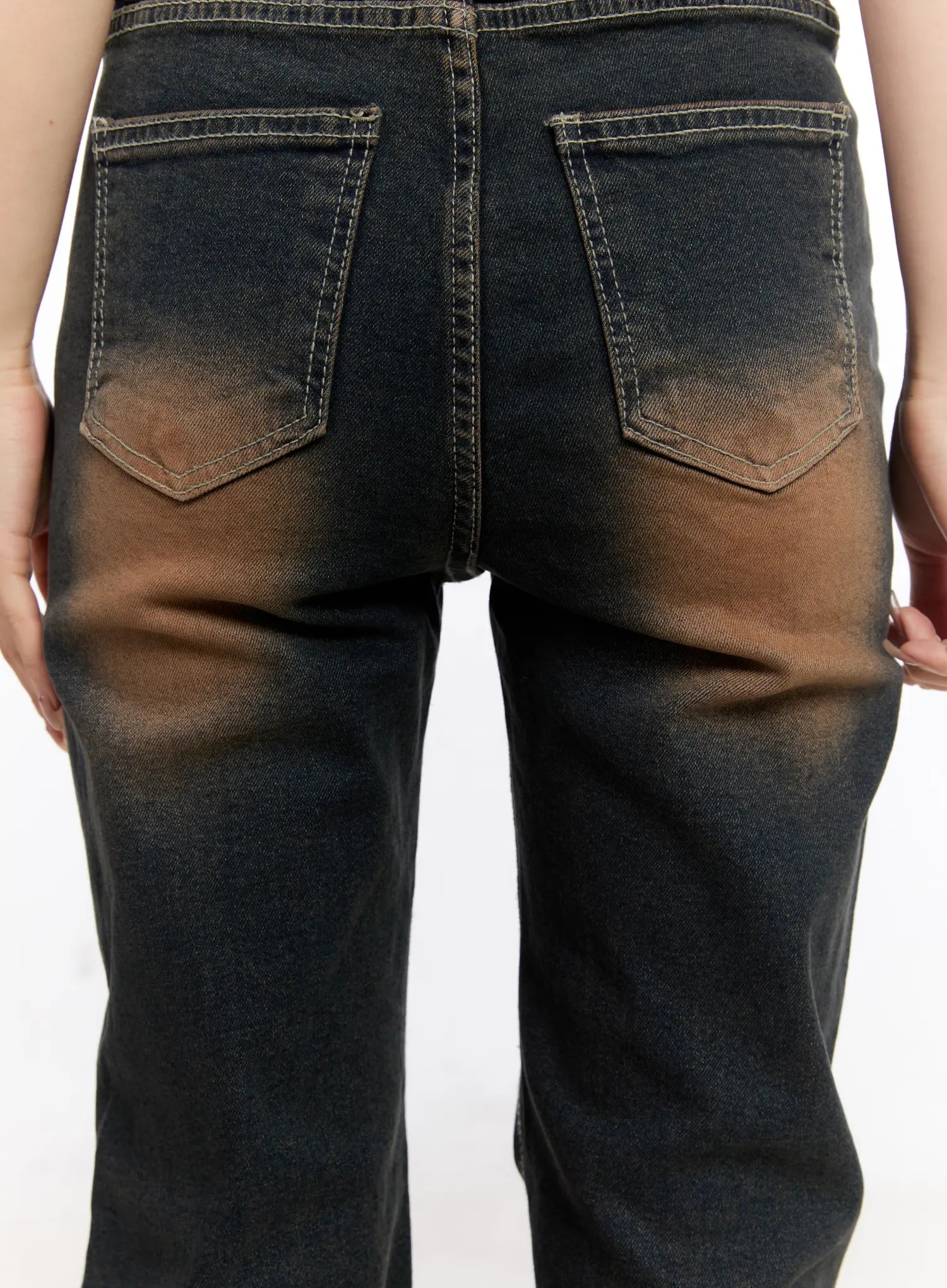 Dalia Vintage Washed Flare Jeans CO501