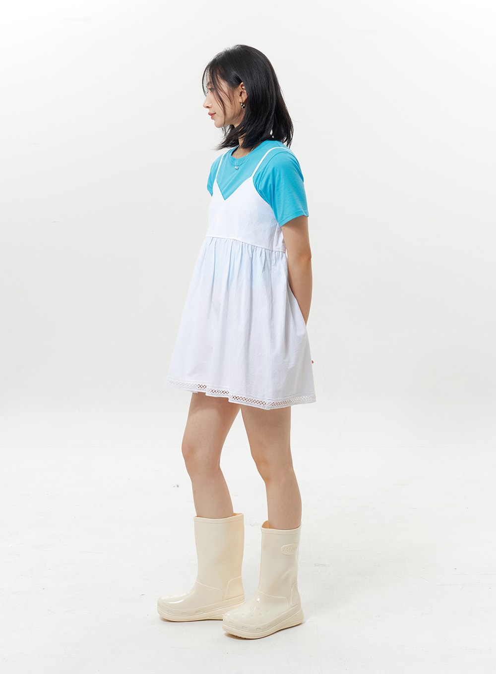 Cropped Color Tee OY330