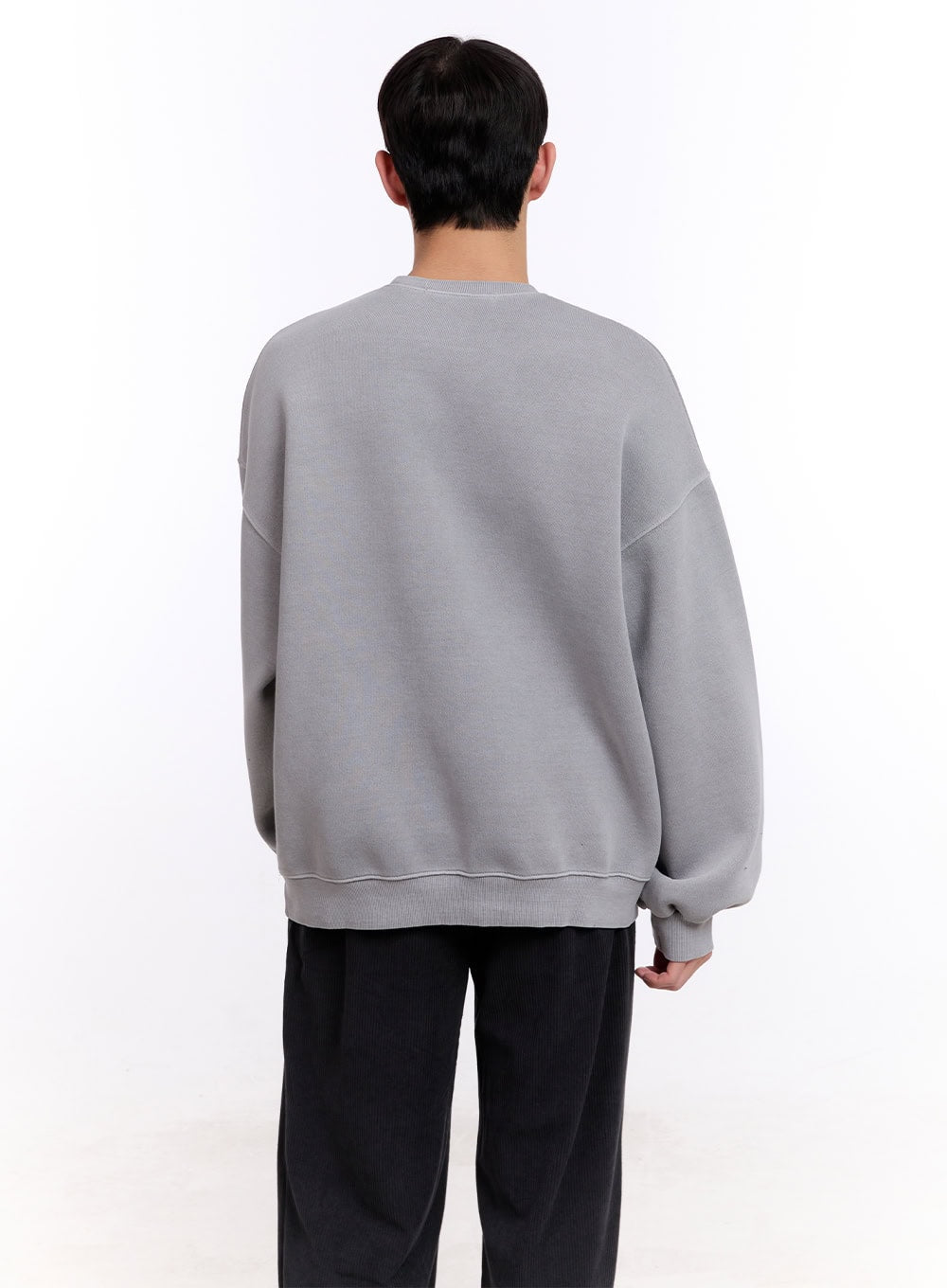 Men's Embroidered Crew Neck Sweatshirt IM512