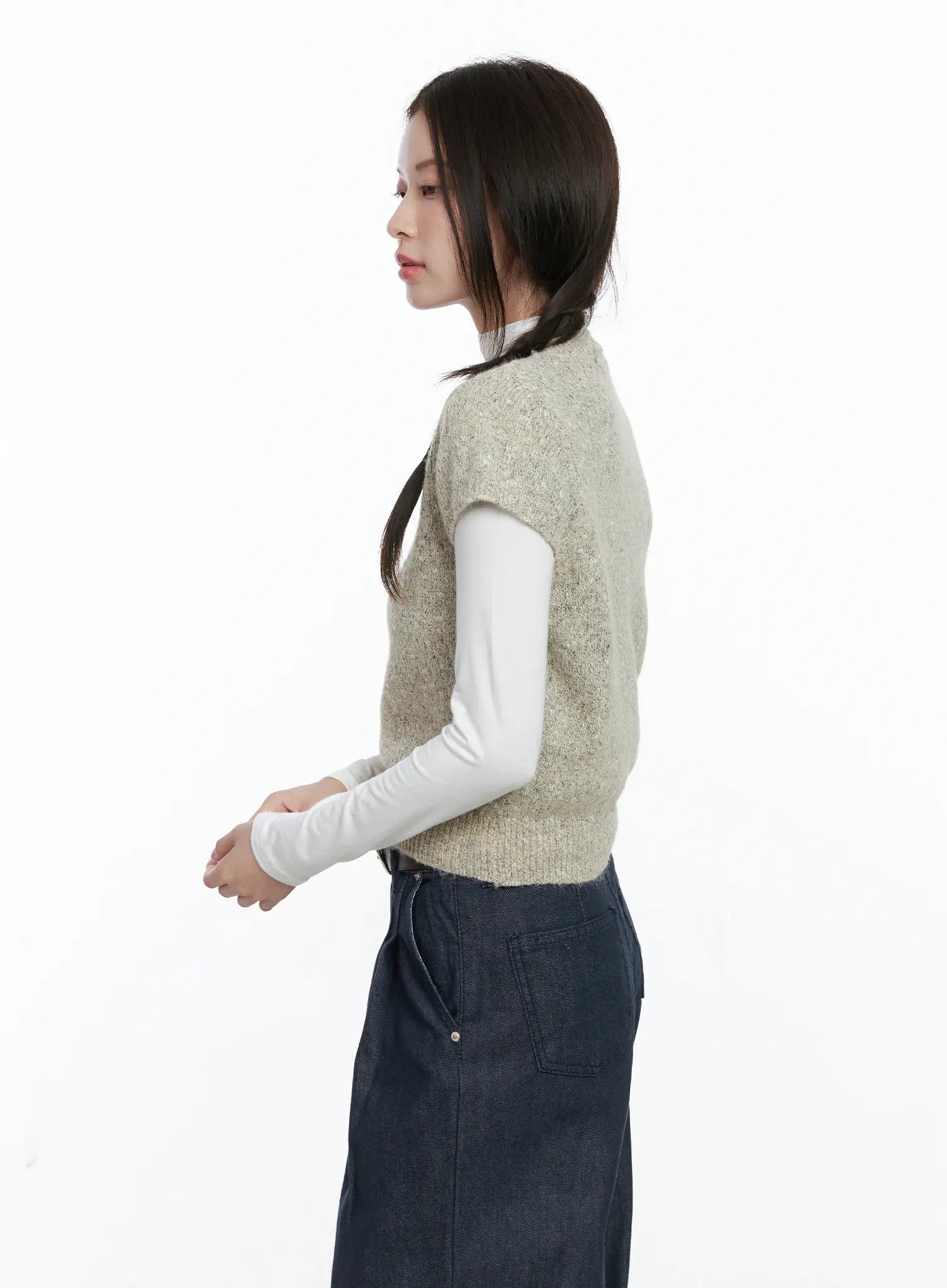 Textured Knit Short Sleeve Top CO503