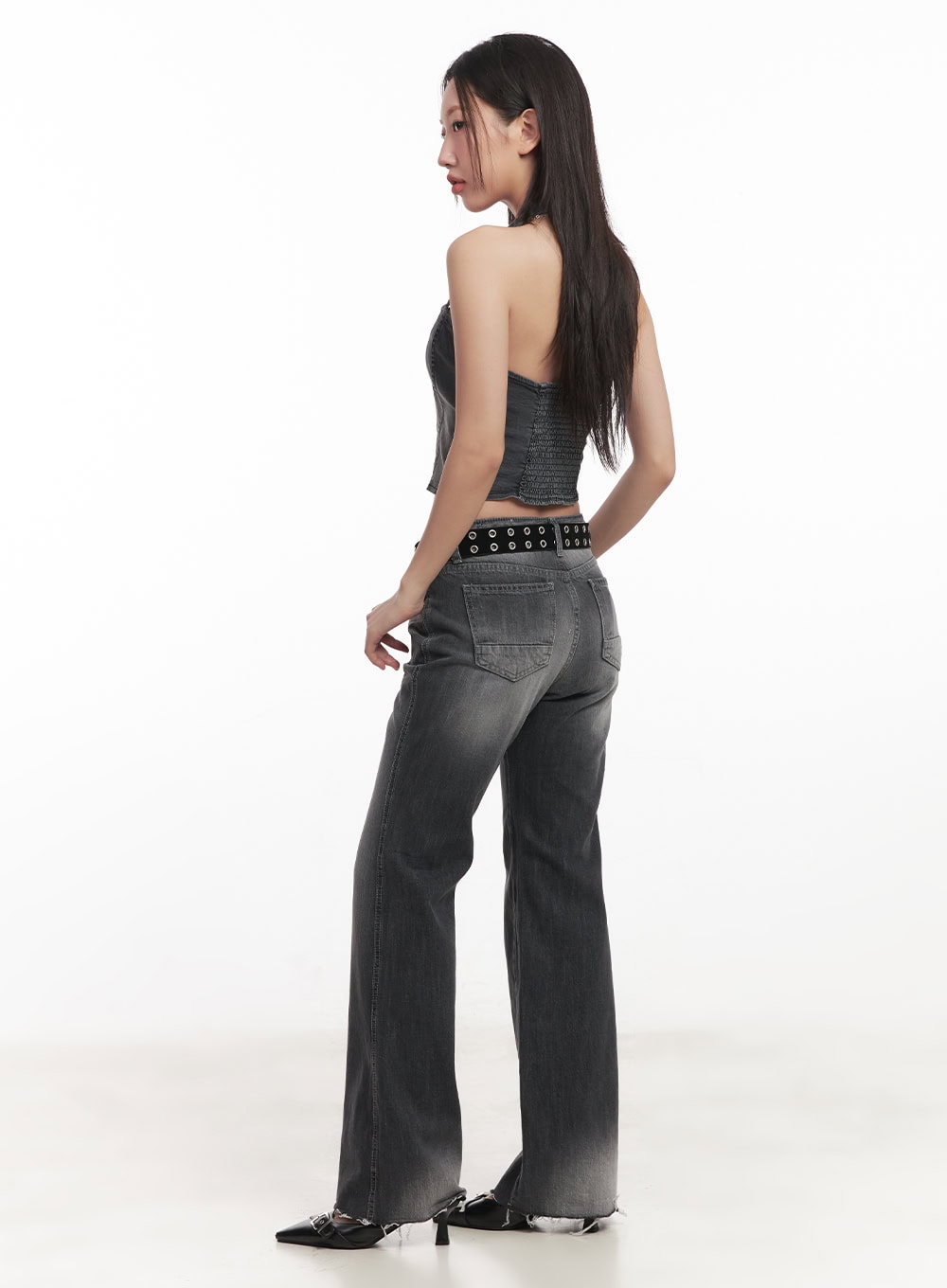 Angela Slim-Fit Flared Jeans CA518