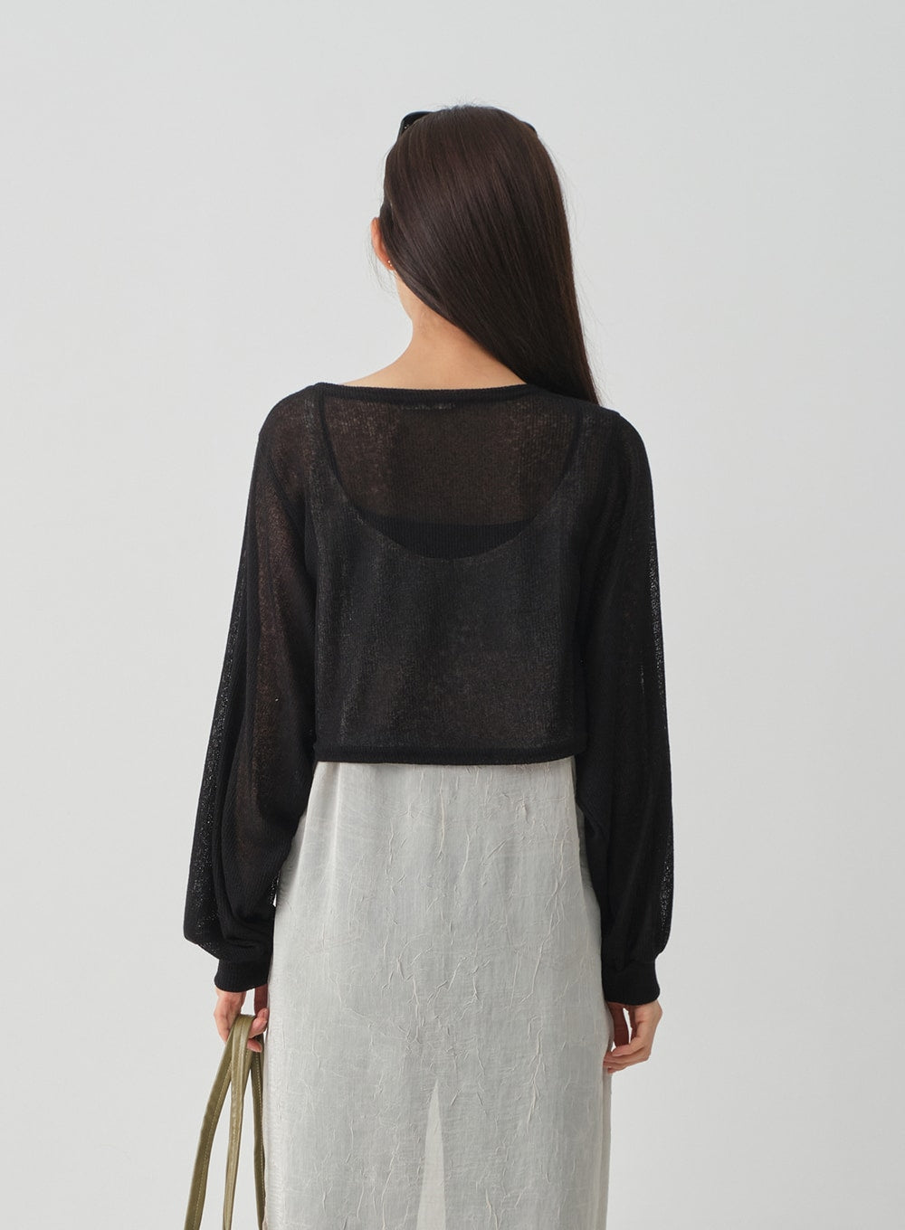 Sheer Loose Fit Bolero CJ08