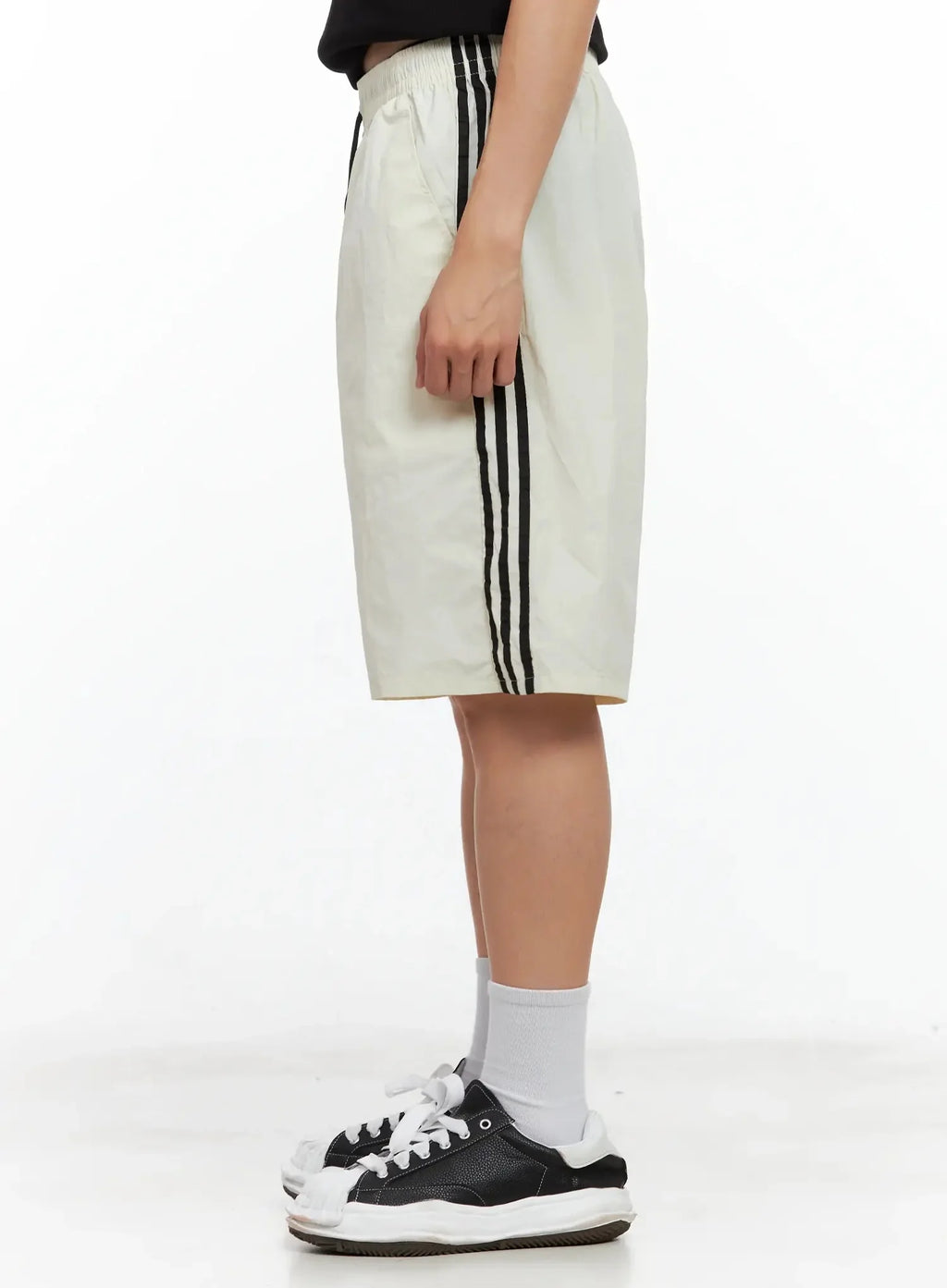 Men's Lightweight Striped Track Shorts IL516