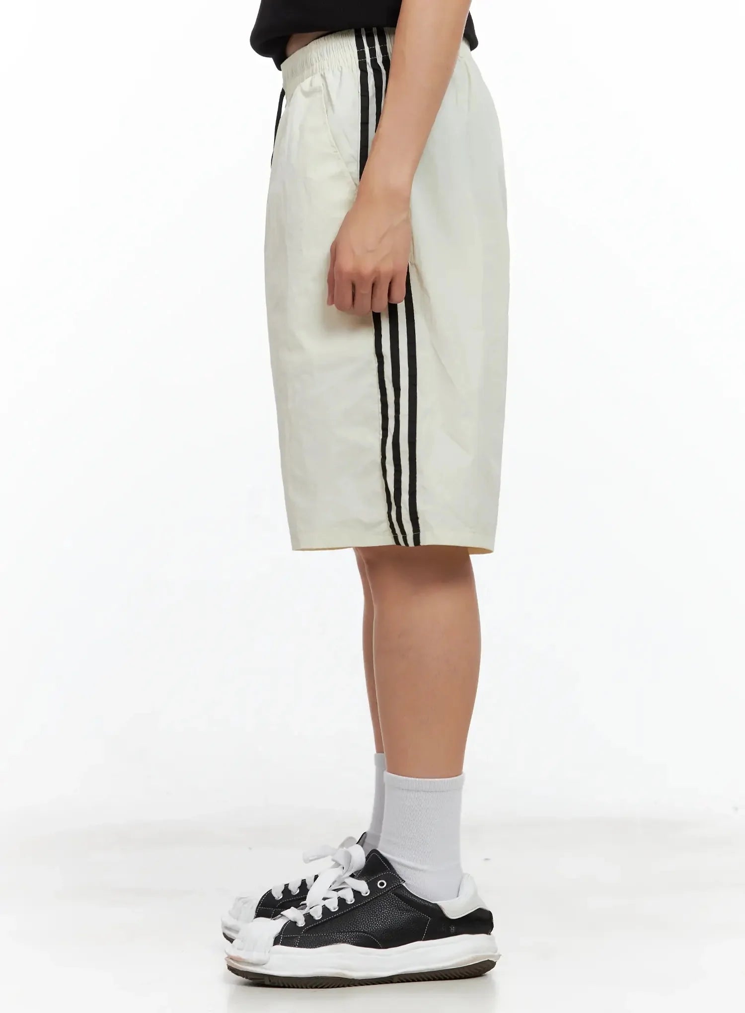 Men's Lightweight Striped Track Shorts IL516