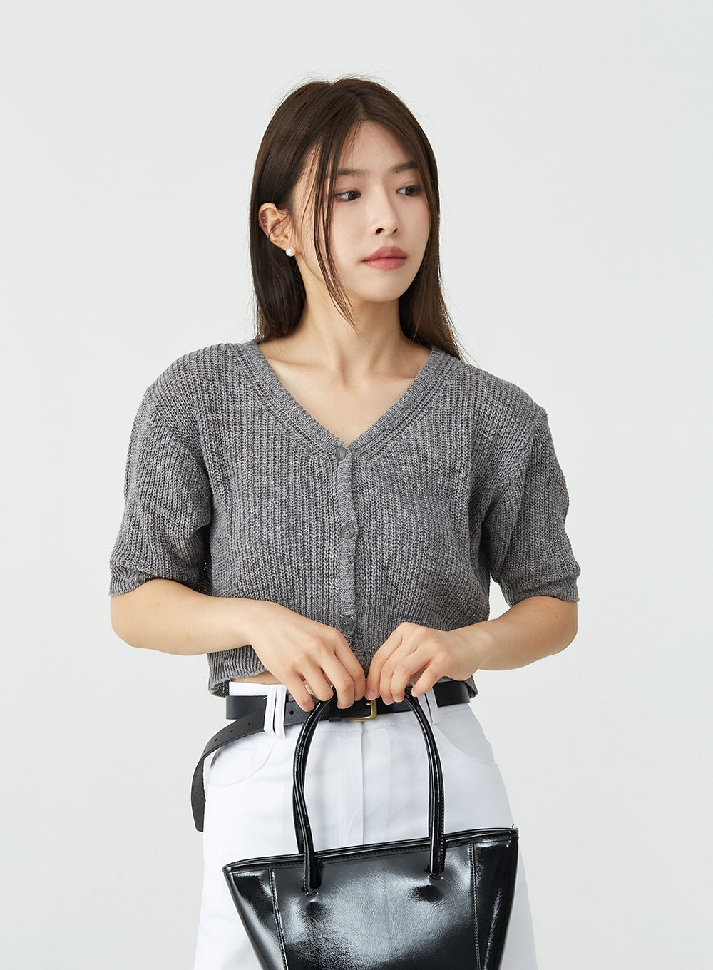 Simple Pearl Earrings Set OU7