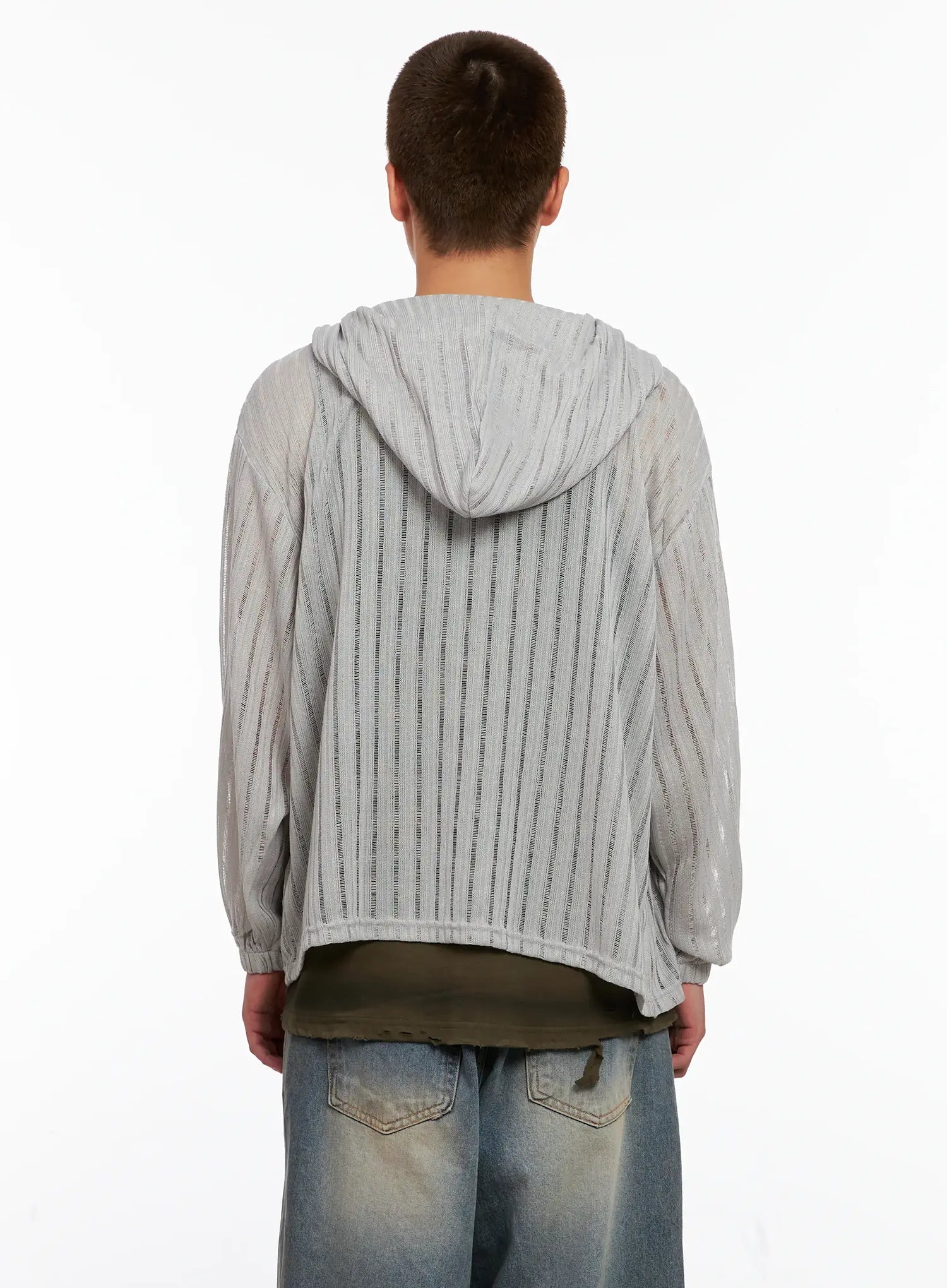 Men's Ribbed Knit Sweater IG511