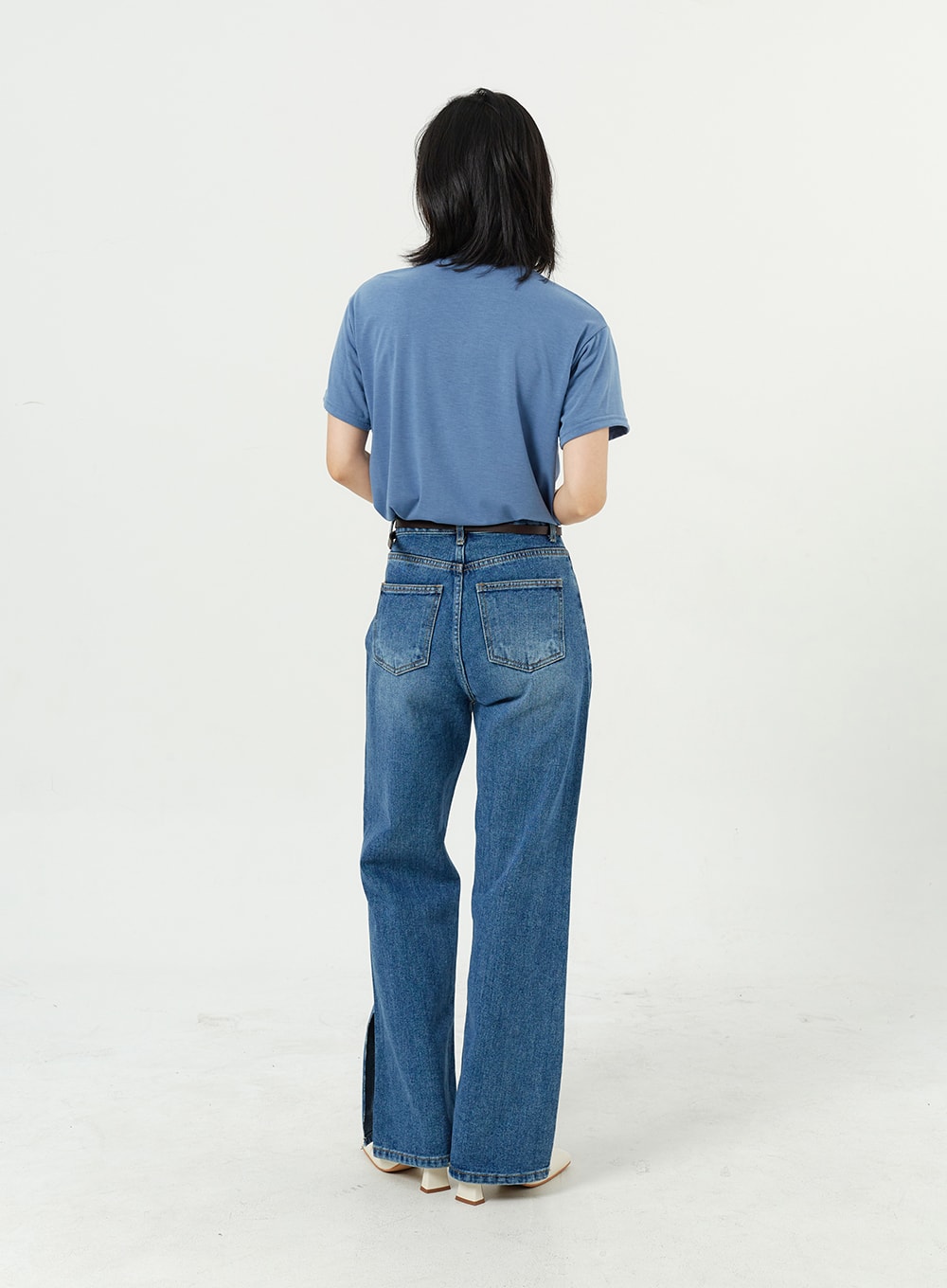 Side Slit Jeans OM308