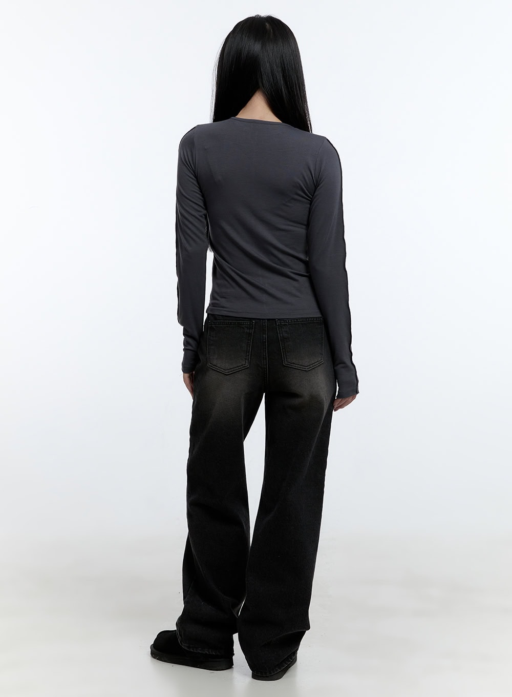 Emilia Cotton Wide Leg Jeans CD420