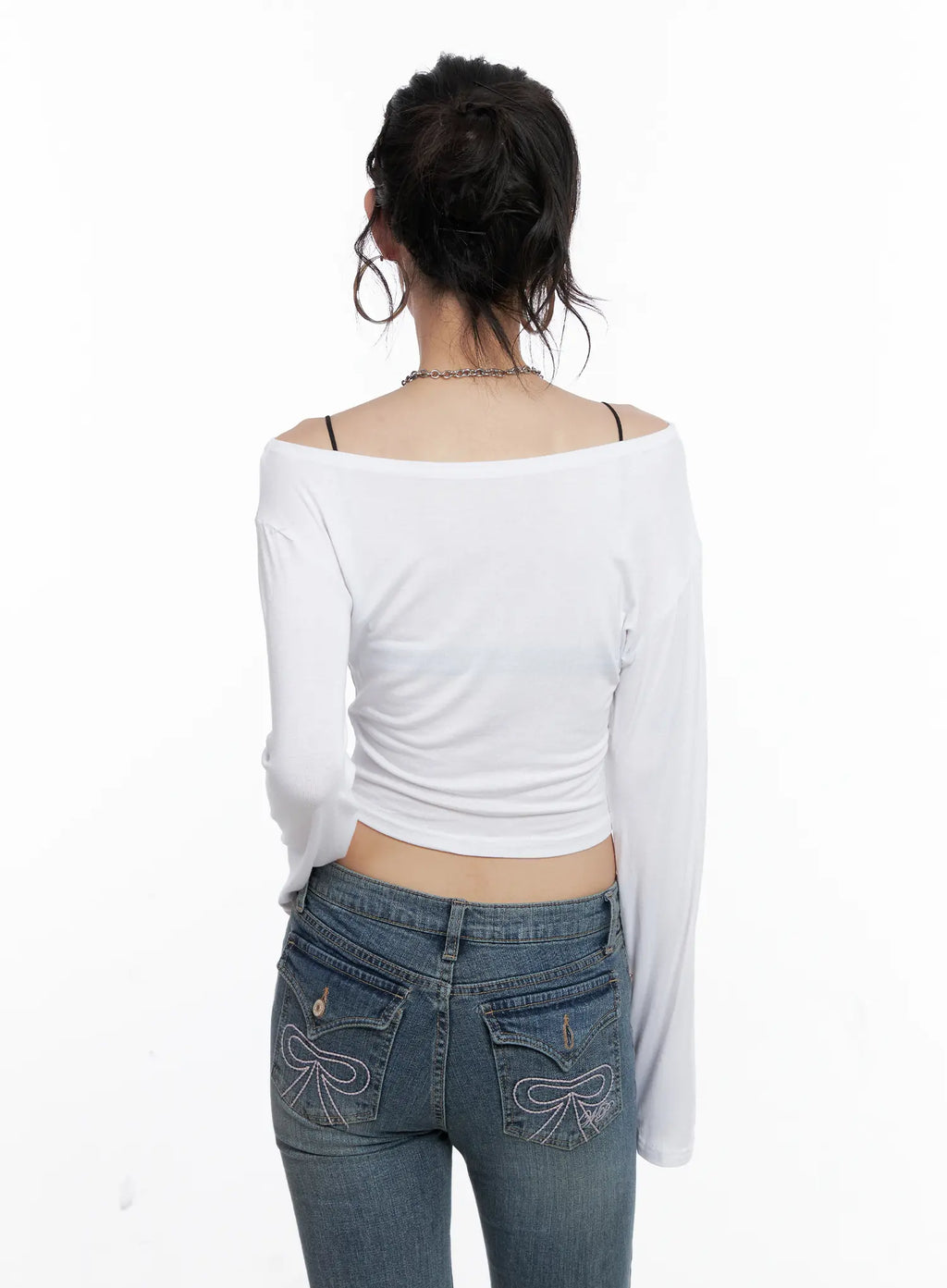 76 Long-Sleeve Crop Top CS510