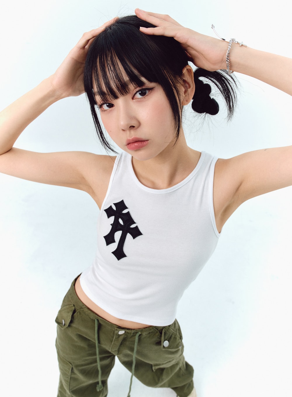 Cross Graphic Tank Top IL328