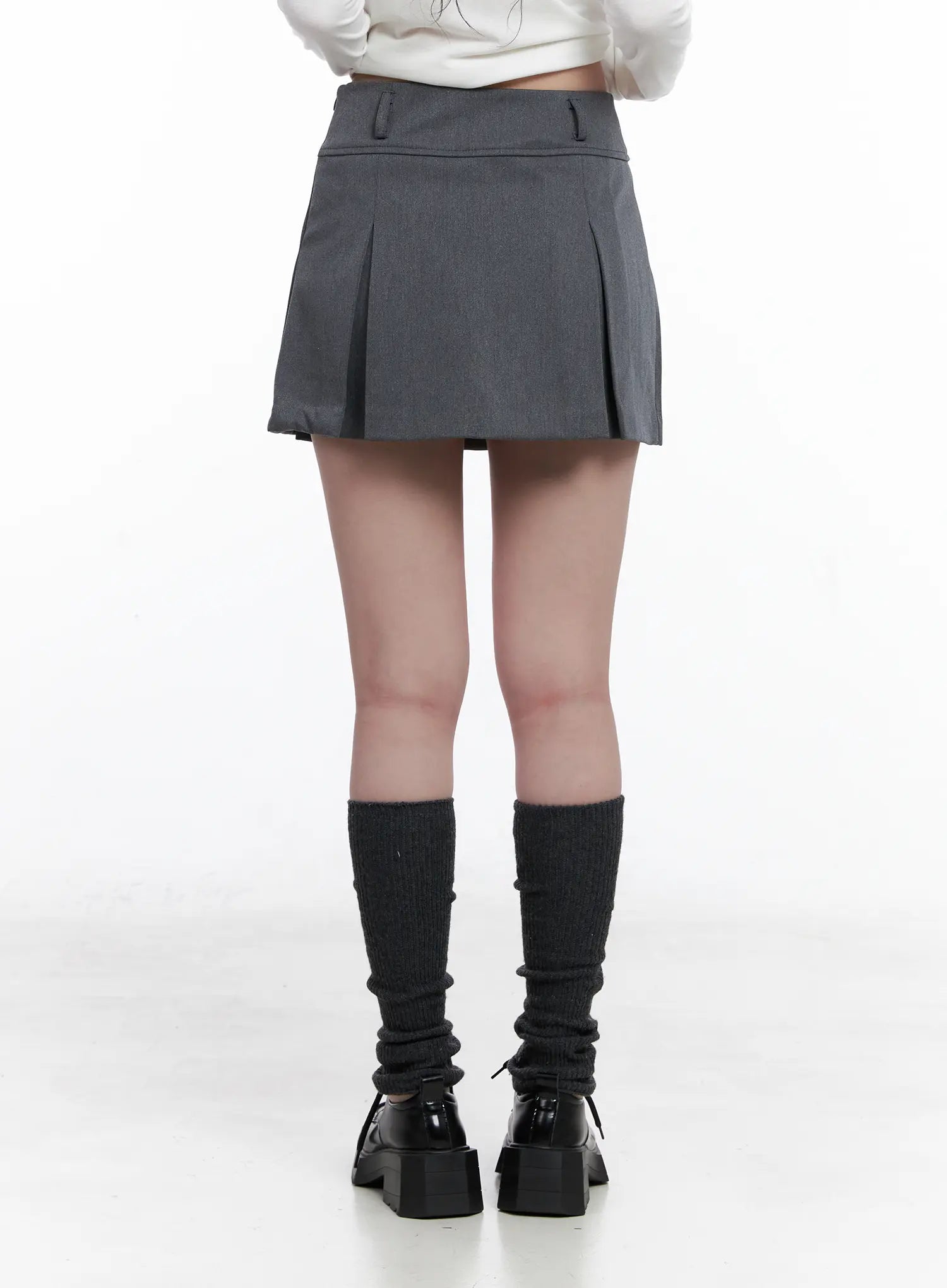 Casual Pleated Mini Skirt CS529