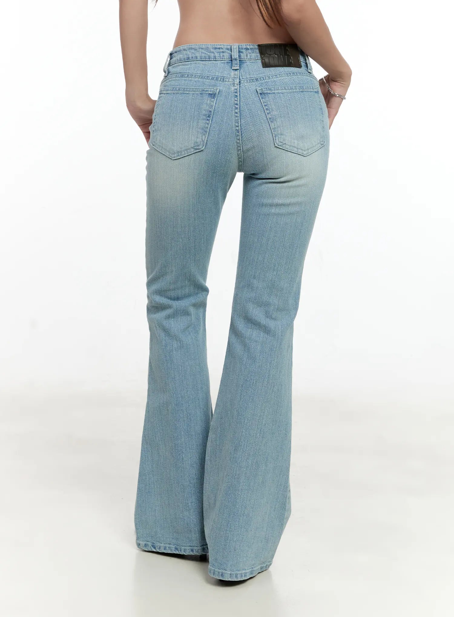 Loona Classic Light Blue Flare Jeans CL531