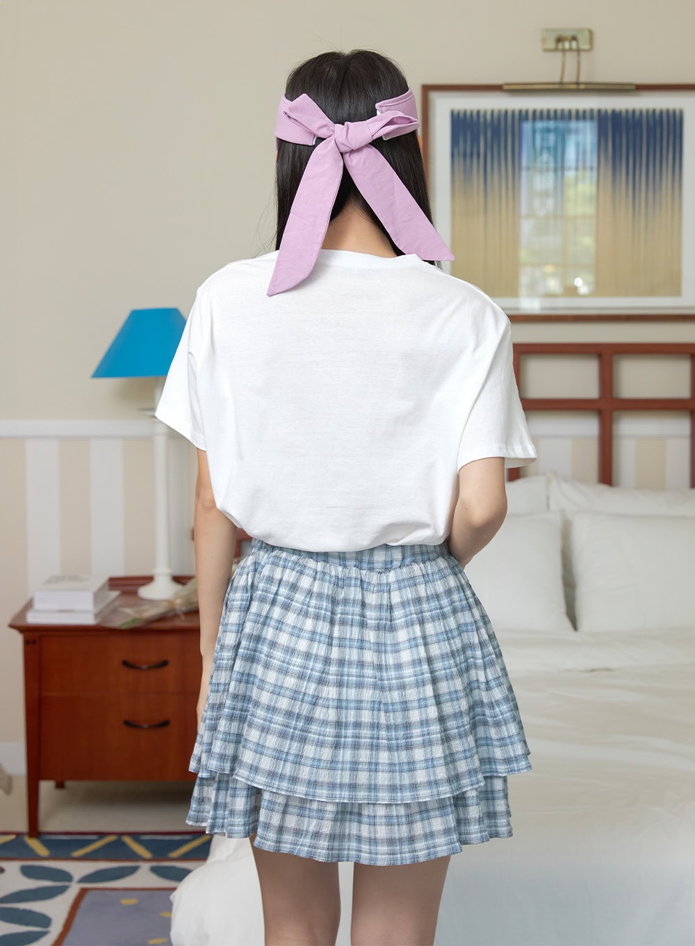 Round Neck Lettering T-Shirt OY424