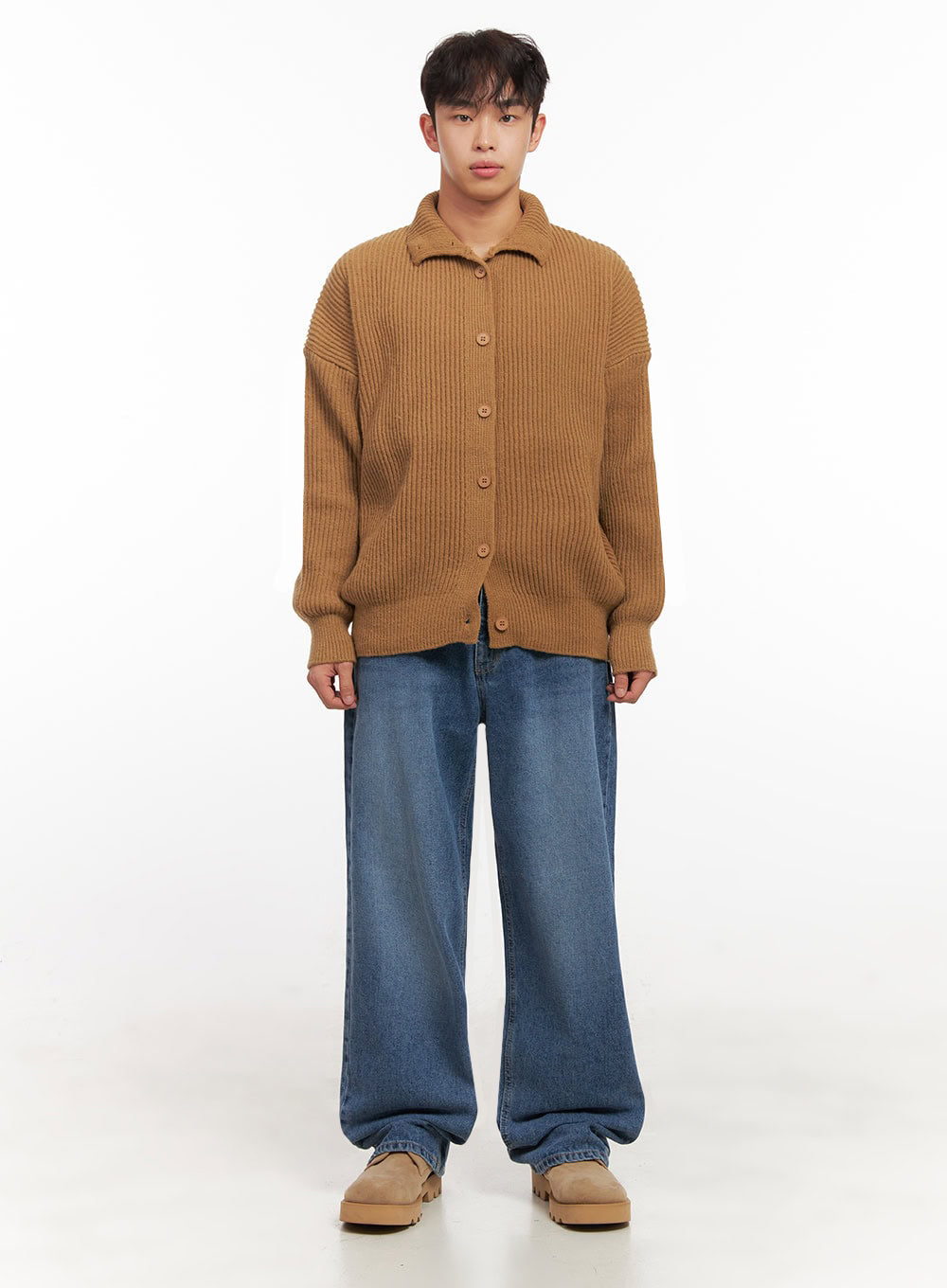 Men's Classic Wide-Leg Denim Jeans ID427