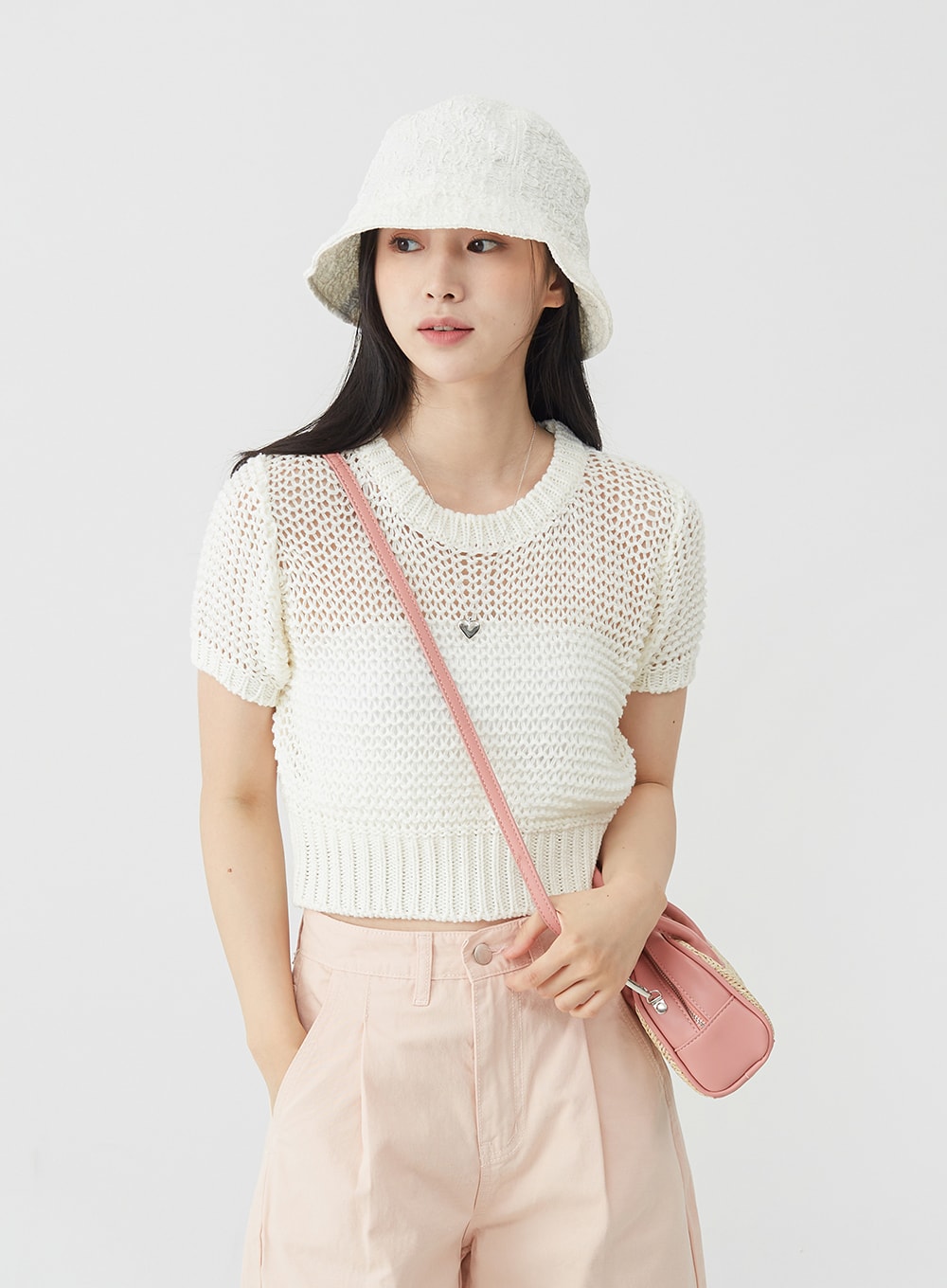 Pintuck Cotton Long Shorts OJ30