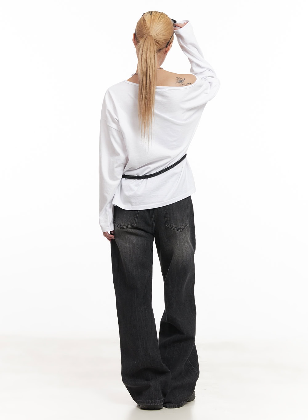 Debby Washed Wide-Leg Jeans CM505