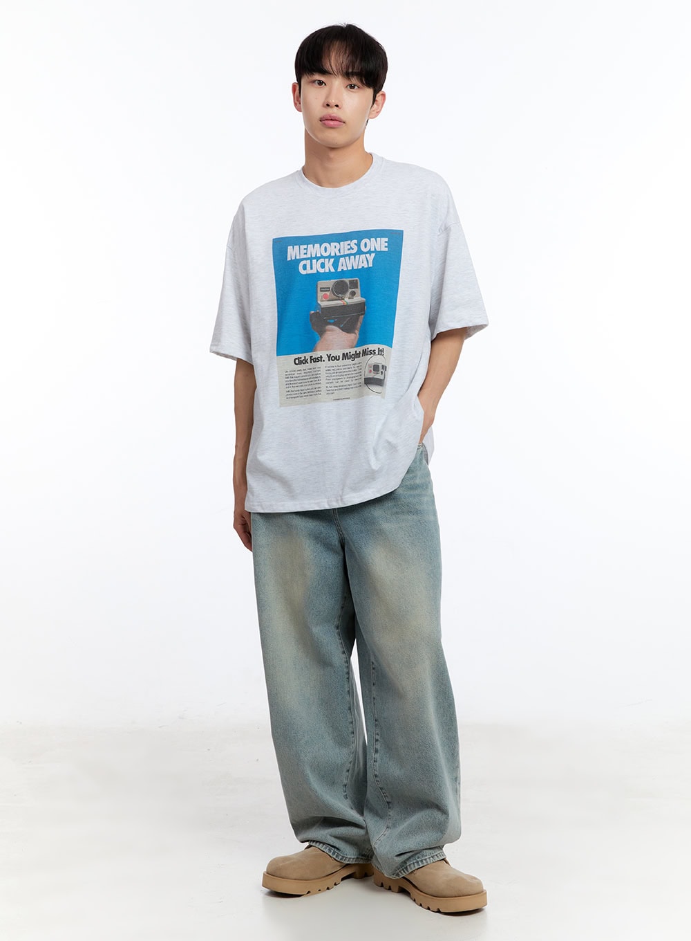 Men's Camera Graphic T-Shirt IY529