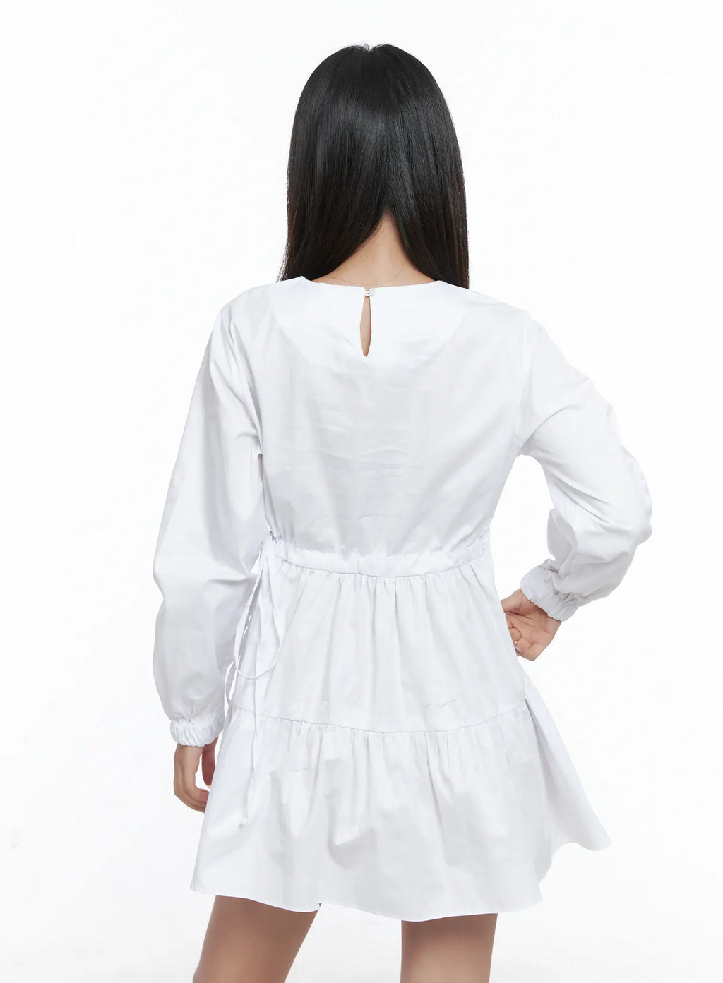 Romantic Ruffled Mini Dress CS503