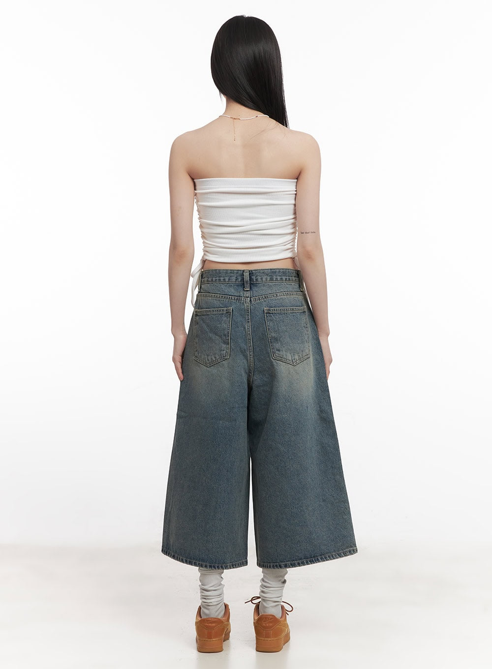 Washed Oversized Baggy Jorts CM520