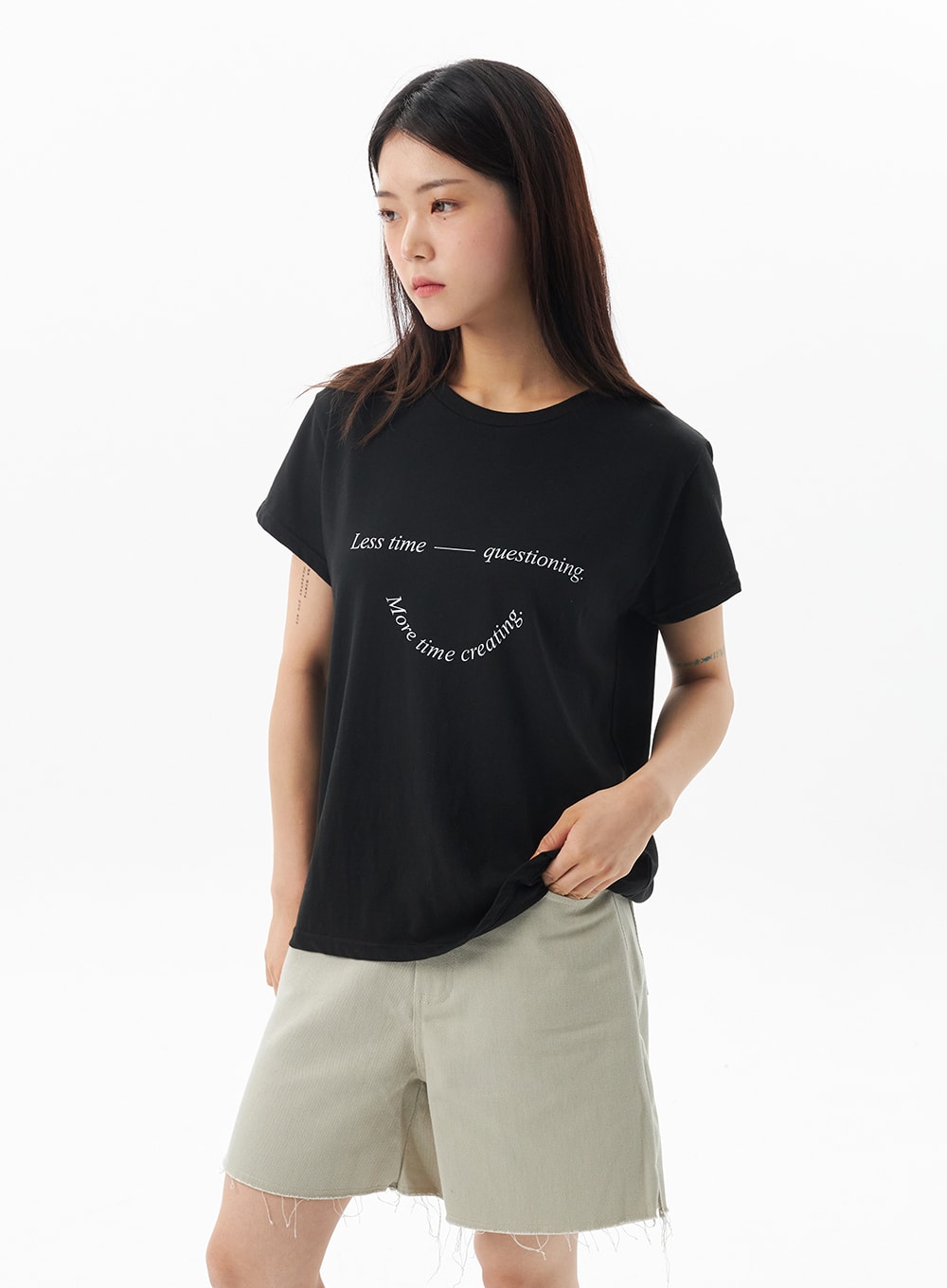 Wide Cotton Shorts OU323