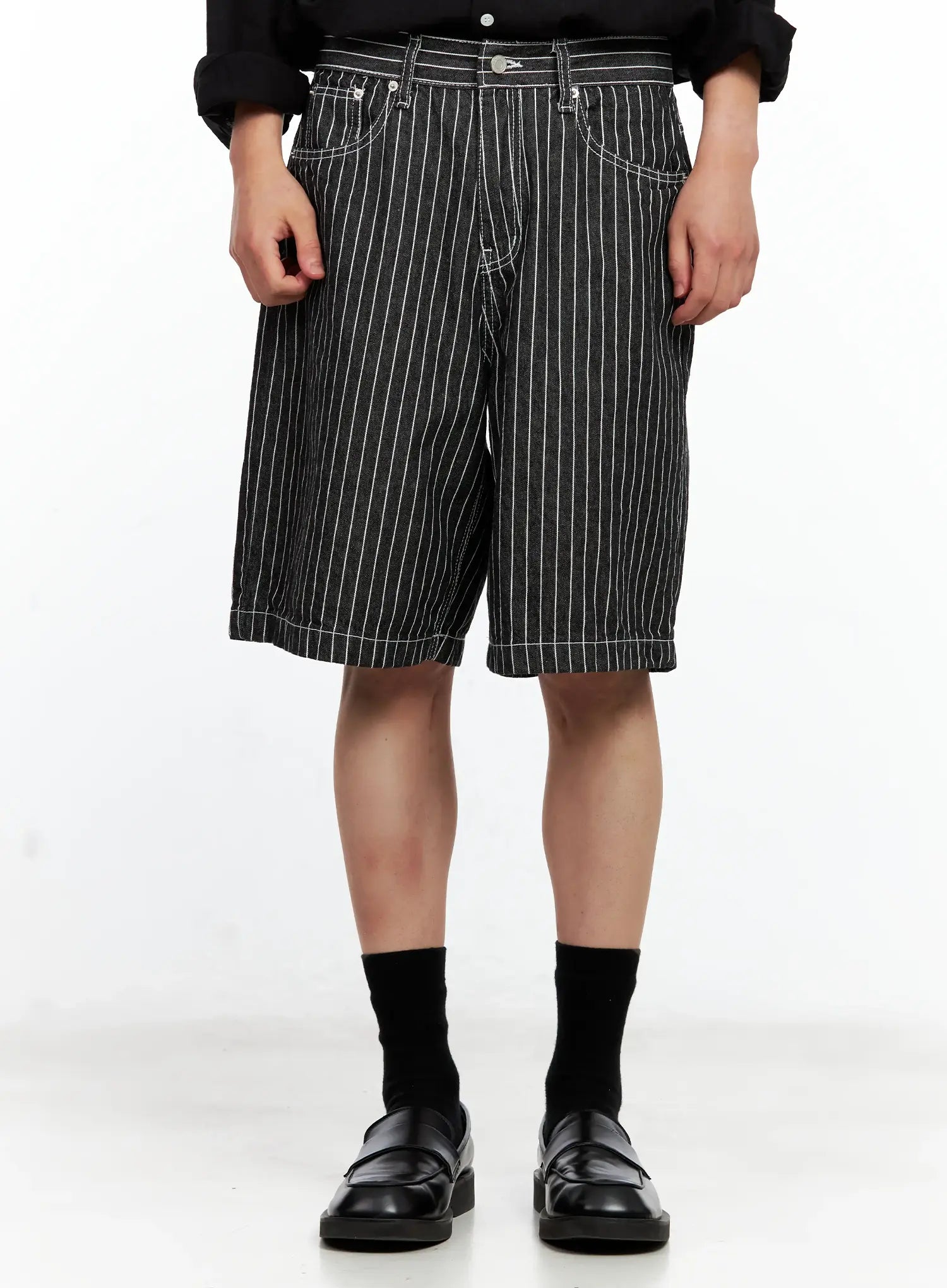 Men's Pinstripe Shorts IL514
