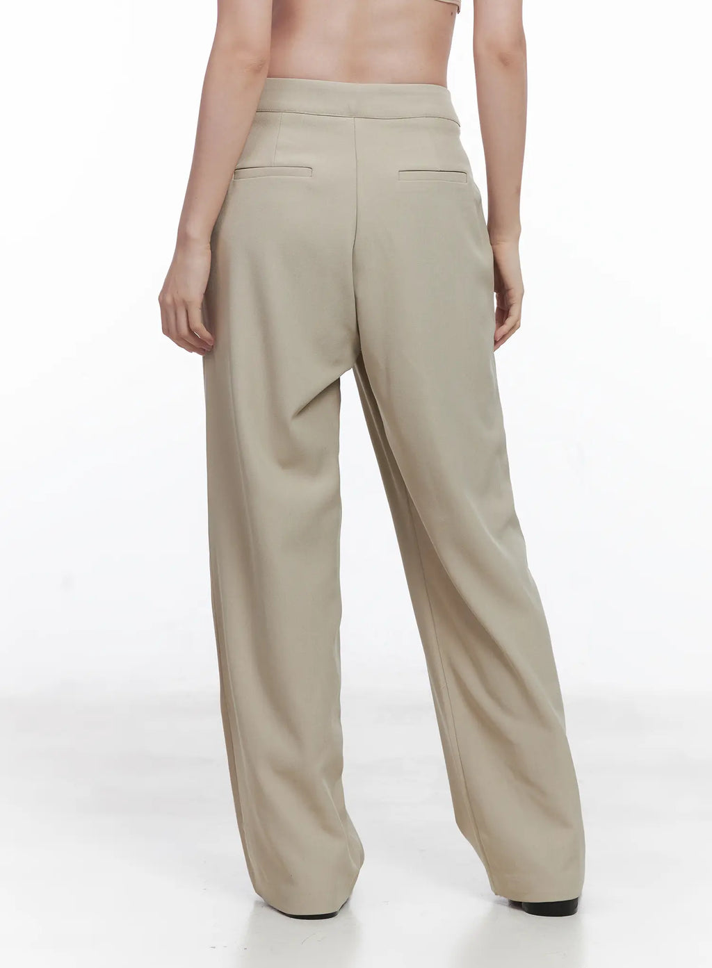 Elegant Pintuck Wide Slacks CG521