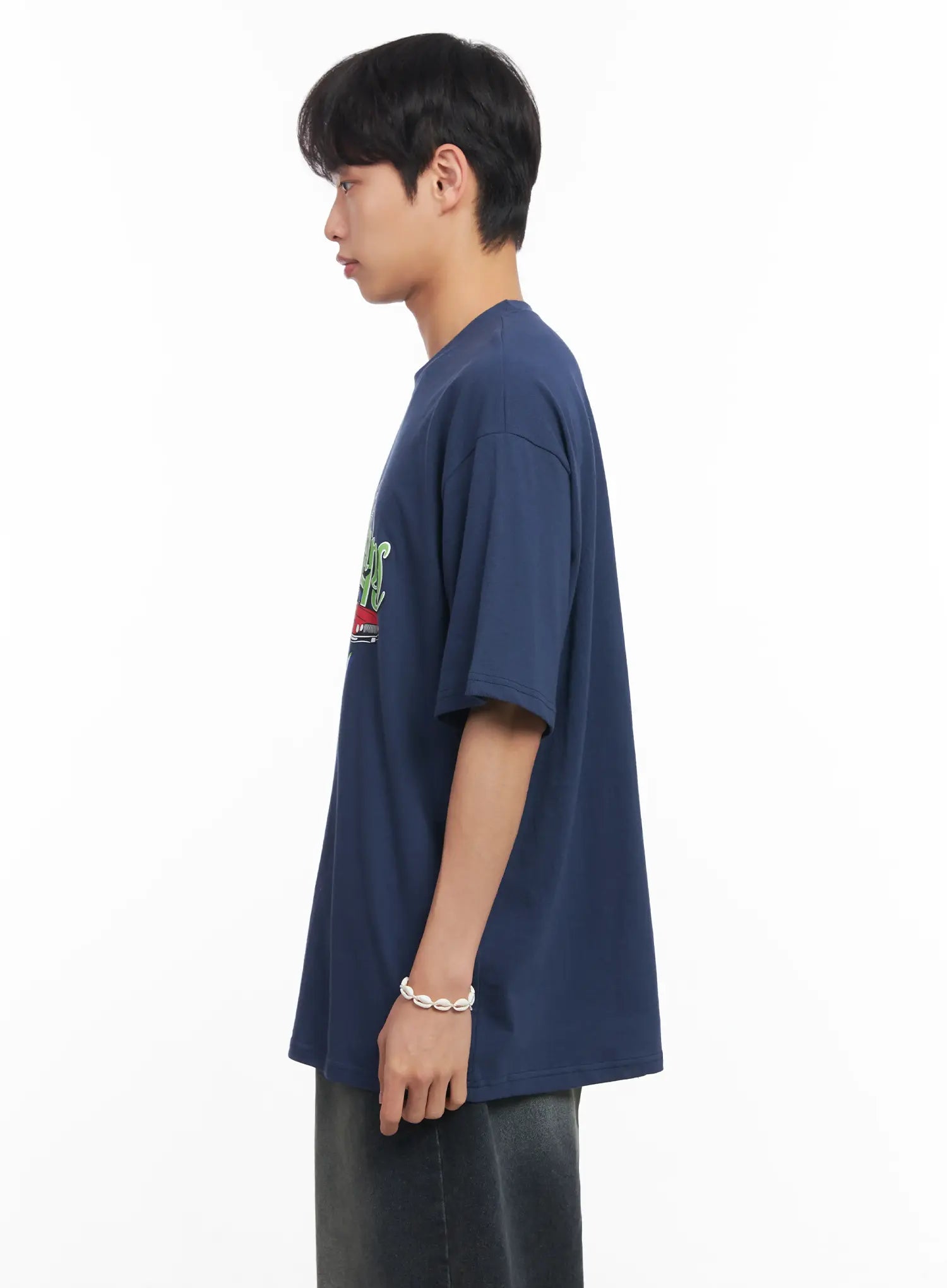 Men's Oversized Graphic Tee IU519