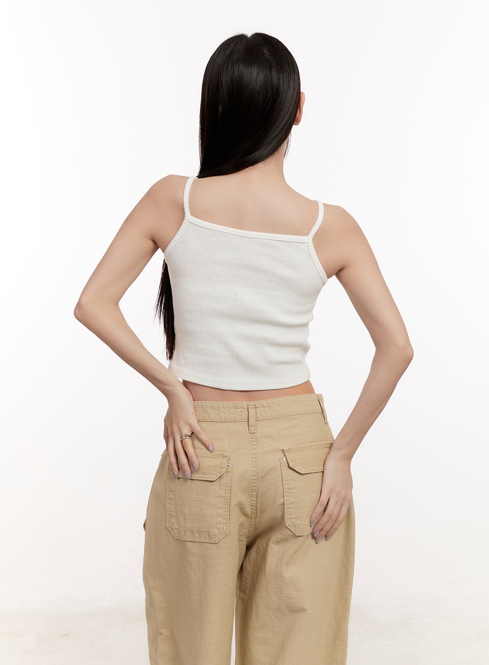 Ribbed Cami Top CM507