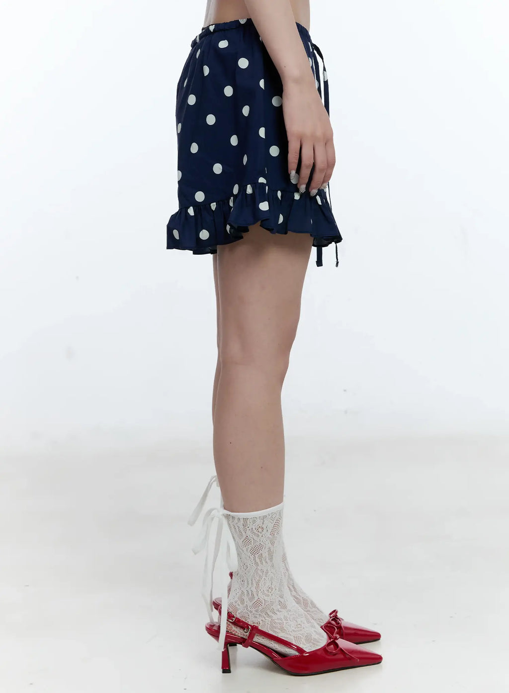 Polka-Dot Ruffle Shorts CG501