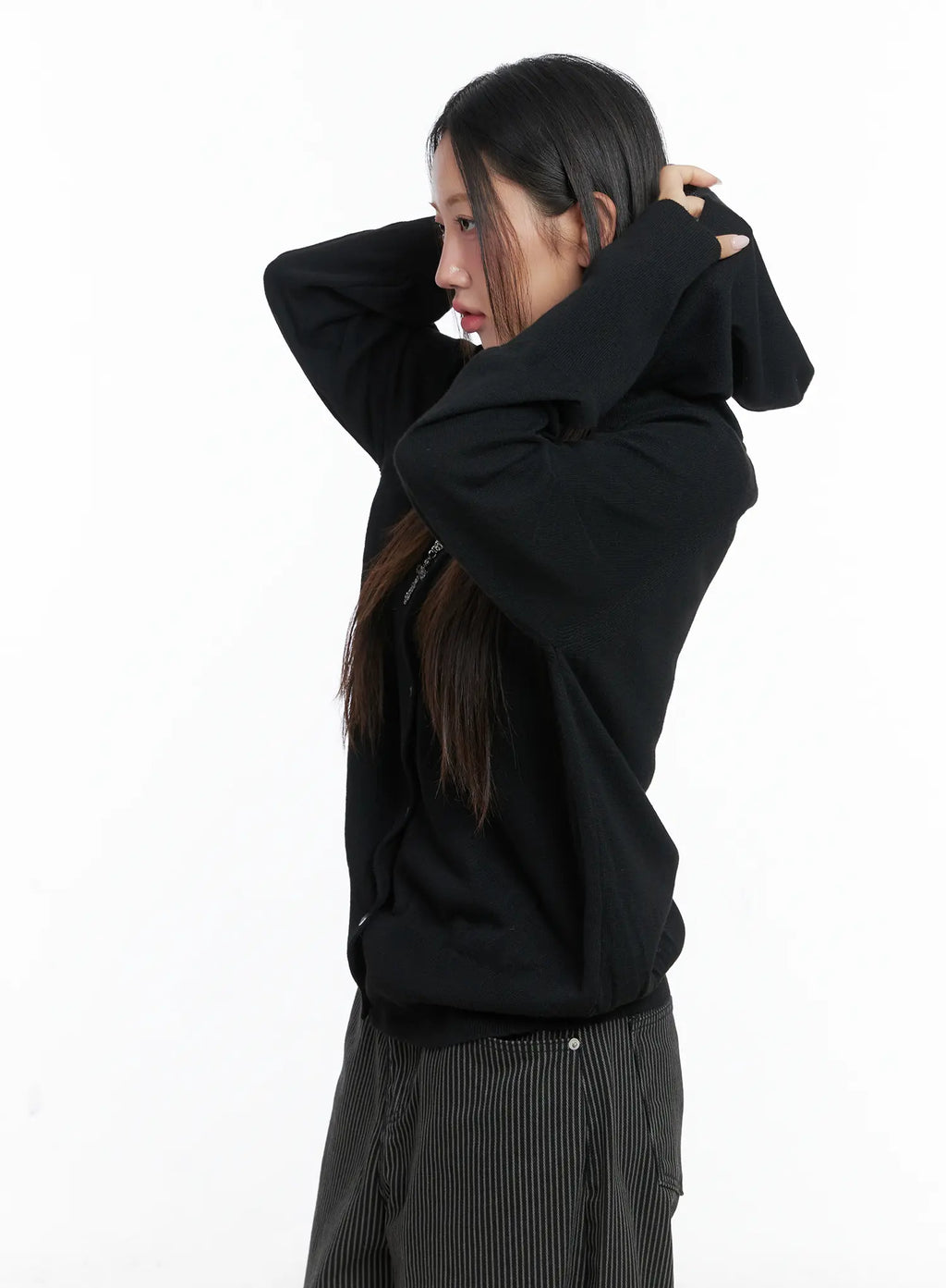 Casual Hooded Knit Cardigan CS503