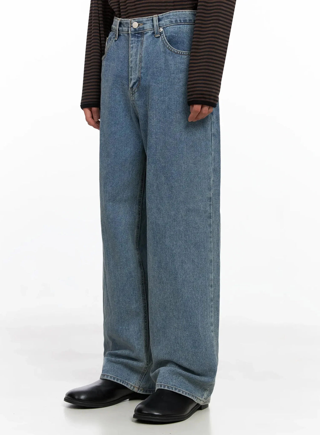 Men's Classic Blue Denim Jeans IO517