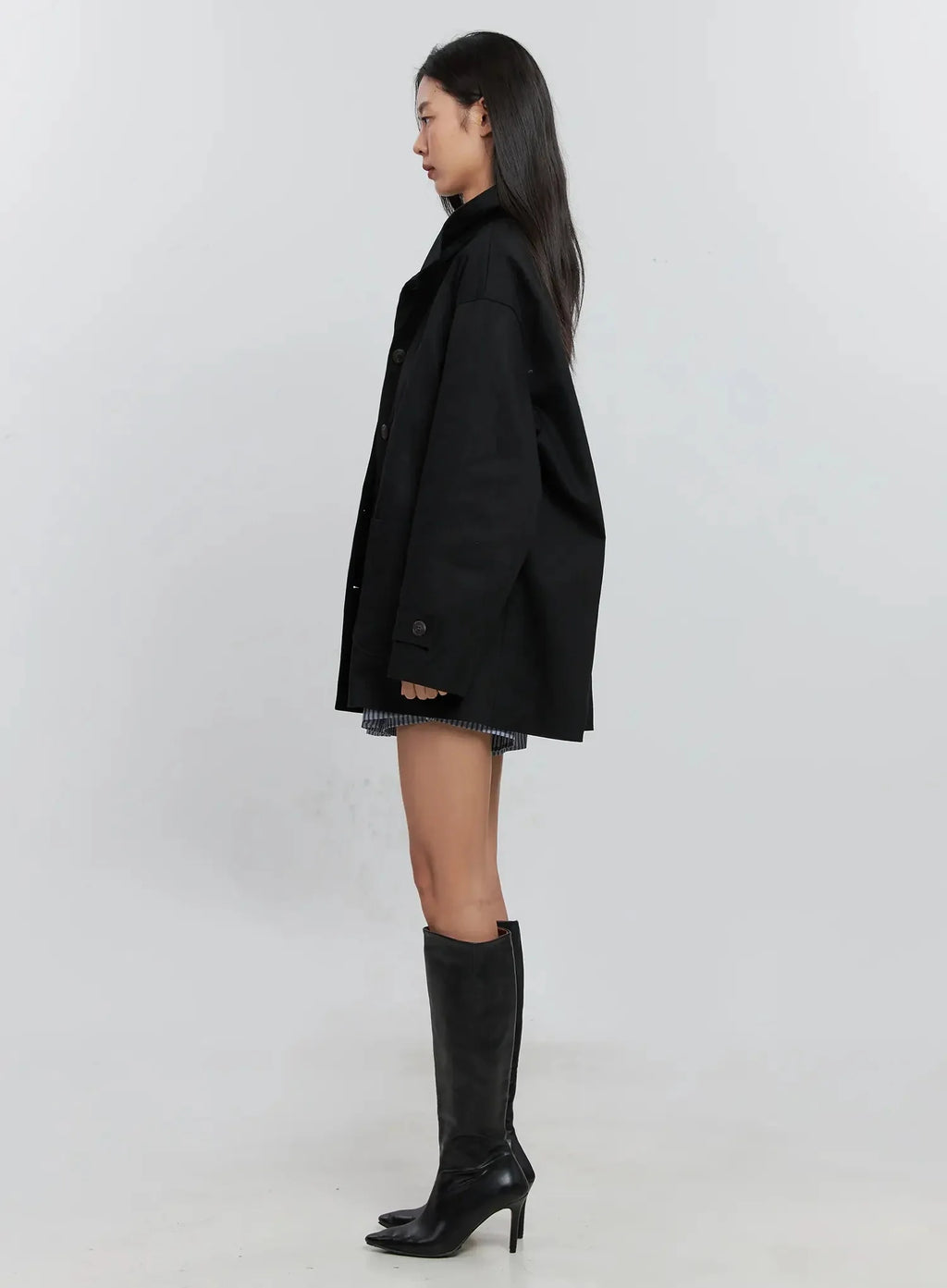 Classic Button-Up Jacket IS515